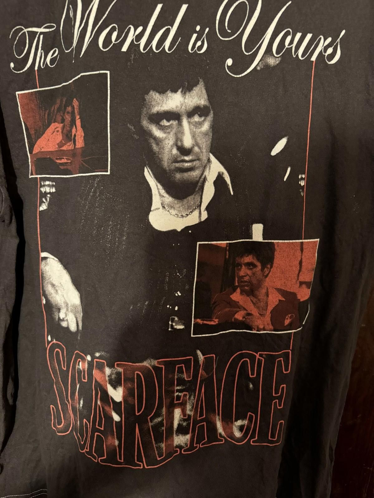 Surface To Air Scarface Movie Logo T-Shirt Men's Size XL Black Double Sided Size US XL / EU 56 / 4 - 4 Thumbnail