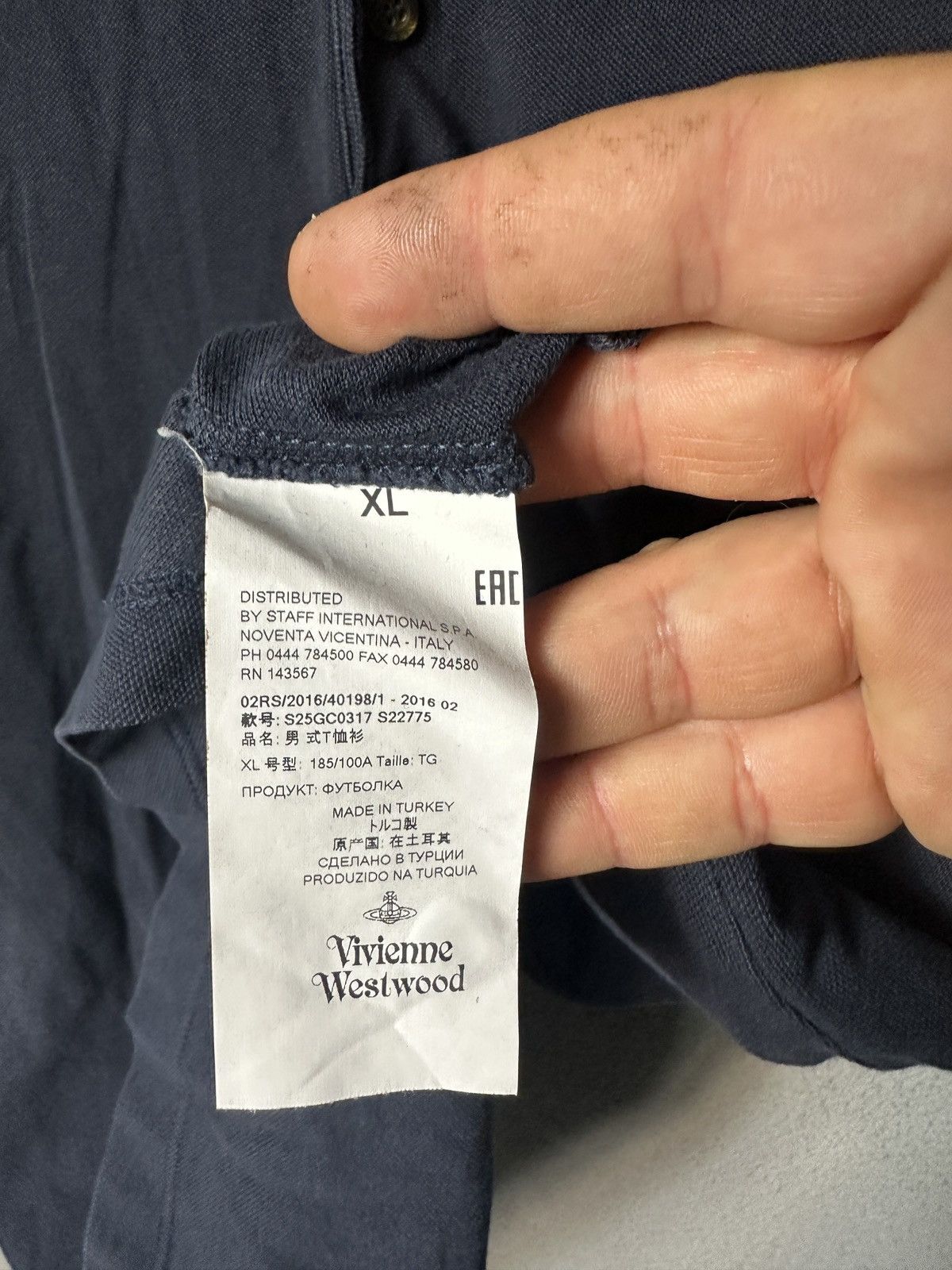 Vivienne Westwood Vivienne Westwood Polo Shirt Men’s Vintage Y2K Luxury Size US XL / EU 56 / 4 - 6 Thumbnail