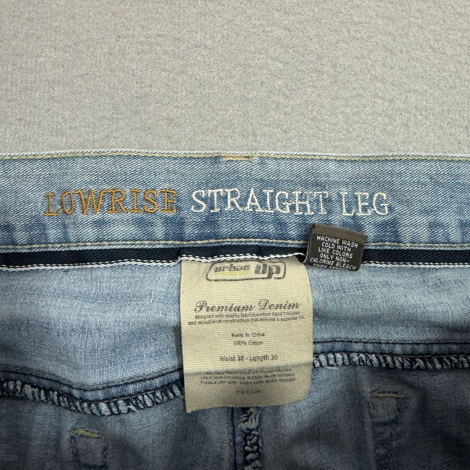 Vintage Vintage Urban Pipeline Low Rise Straight Leg Jeans 38x30 Size US 38 / EU 54 - 3 Thumbnail