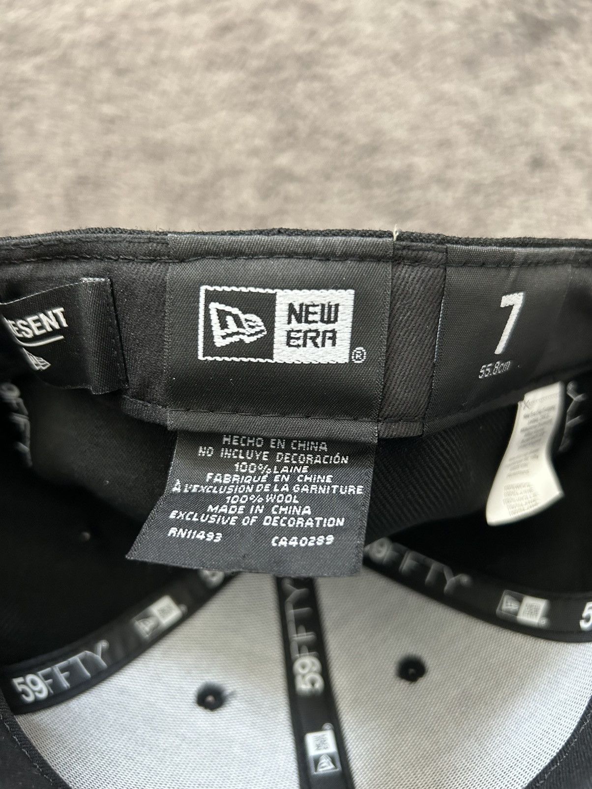 New Era × Represent Clo. Represent New Era Wool Fitted Hat Black Size 7 Size ONE SIZE - 5 Thumbnail
