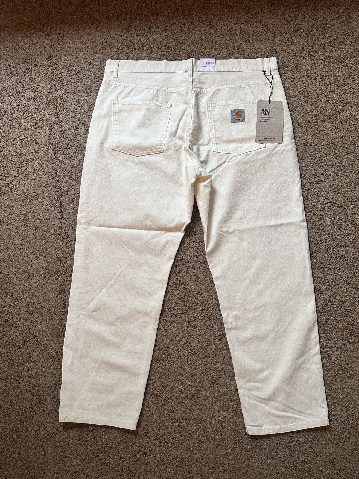 Carhartt Wip NWT Carhartt WIP Newel Pant Size 38 Waist Beige Canvas Size US 38 / EU 54 - 2 Thumbnail
