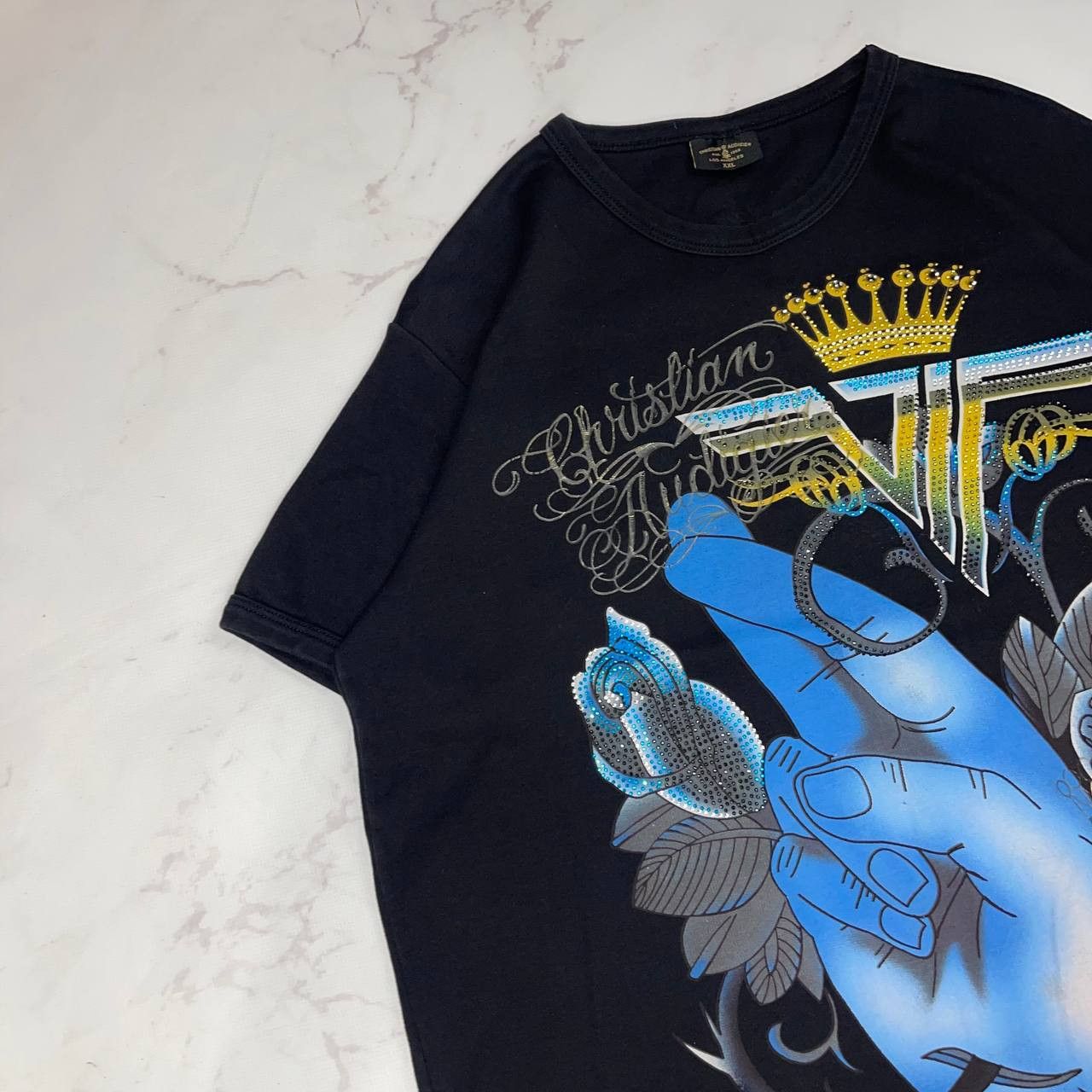Christian Audigier Christian Audigier × Ed Hardy × Streetwear T-shirt Size XXL Size US XXL / EU 58 / 5 - 3 Thumbnail