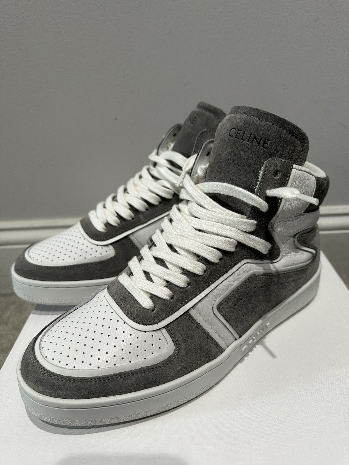 Celine Celine Men's CT-01Z Trainer High ‘Grey’ Size US 8 / EU 41 - 1 Thumbnail