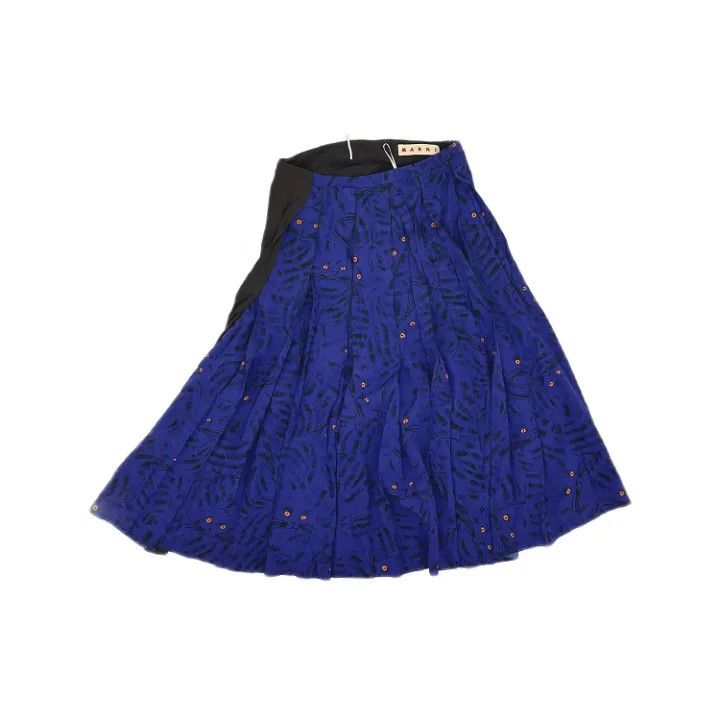 Marni Marni Colorful Pleated Midi Skirt Size US 40 / EU 56 - 1 Thumbnail
