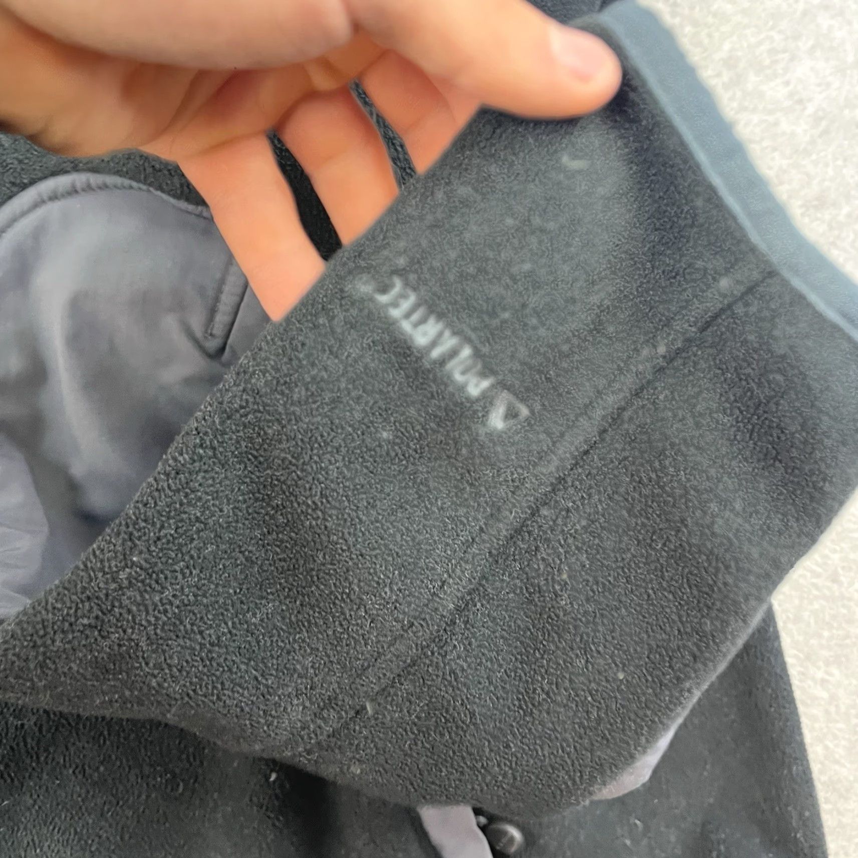 Vintage VINTAGE L.L. Bean Jacket Coat Gray Black Fleece Nylon Full Zip Hybrid Polartec Men’s XL EUC Size US XL / EU 56 / 4 - 2 Thumbnail