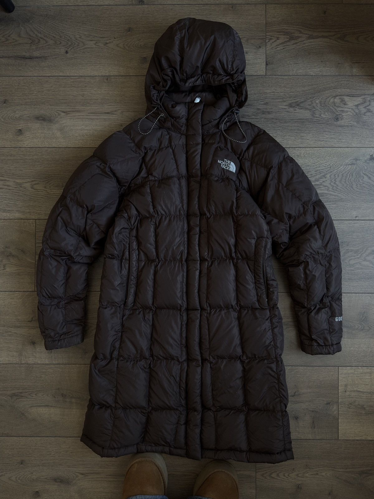 The North Face Rare The North Face 600 Women Brown Long Down Puffer Jacket Size M / US 6-8 / IT 42-44 - 1 Thumbnail