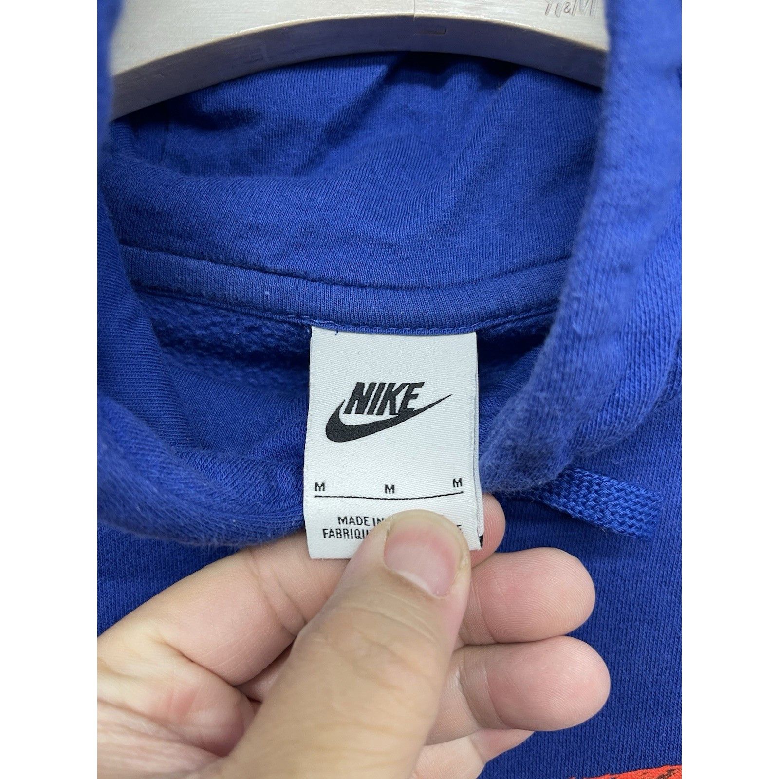 Nike VTG New York Mets Nike Center Swoosh Hoodie Size Medium Blue Size US M / EU 48-50 / 2 - 3 Thumbnail