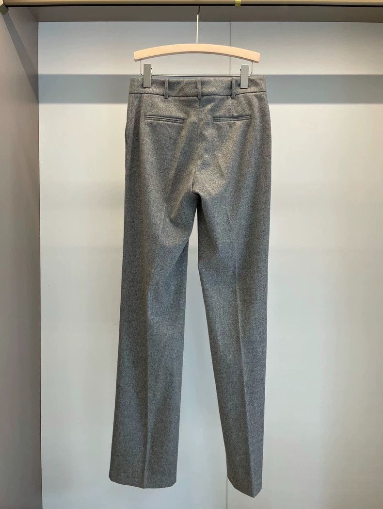 Loro Piana LORO PIANA Dark grey cashmere trousers Size 26" / US 2 / IT 38 - 2 Thumbnail