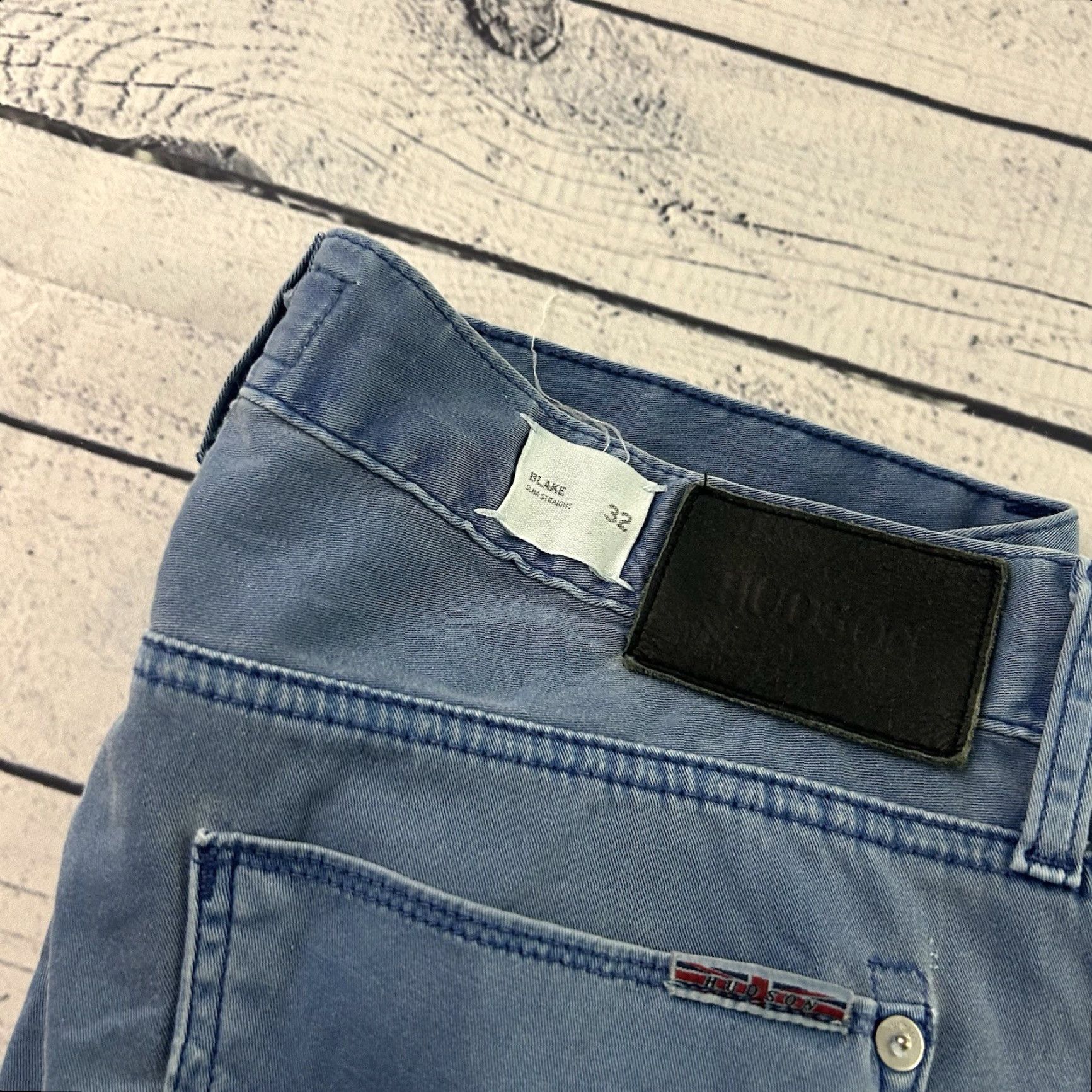 Hudson Hudson Slim Straight Pants Men 32 Blue Hudson Blake Chino Slim Inseam 34 Baggy? Size US 32 / EU 48 - 2 Thumbnail