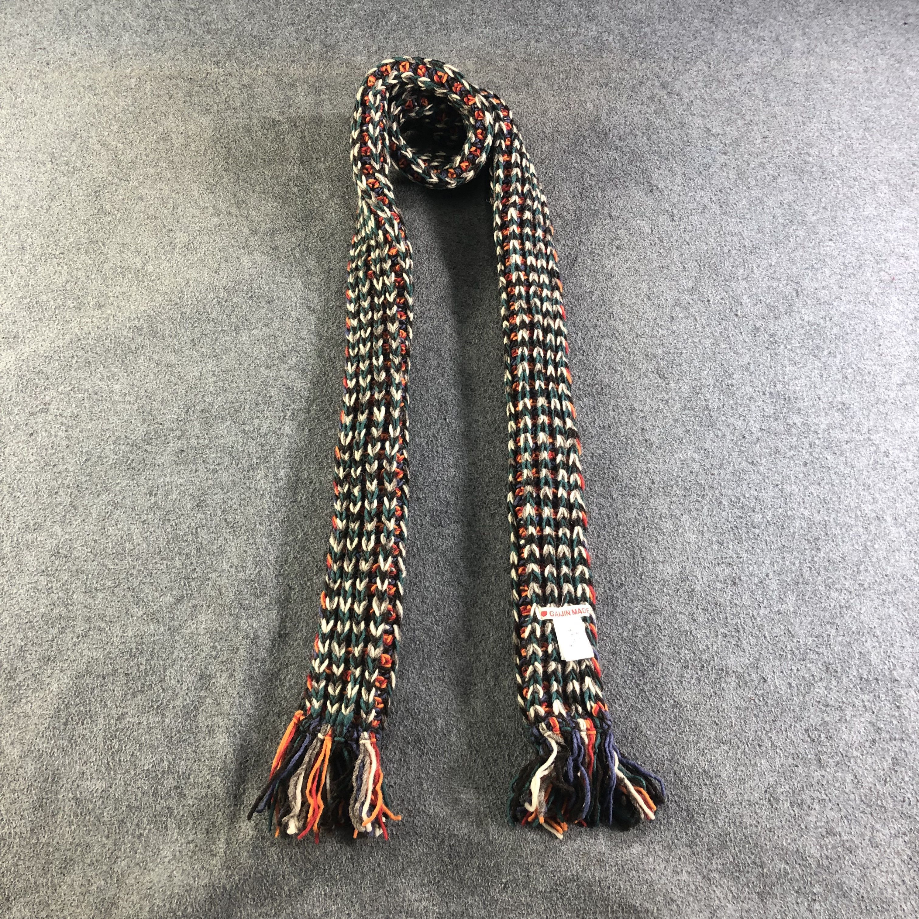 Gaijin Made Knit Wool Scarf Muffler V1941