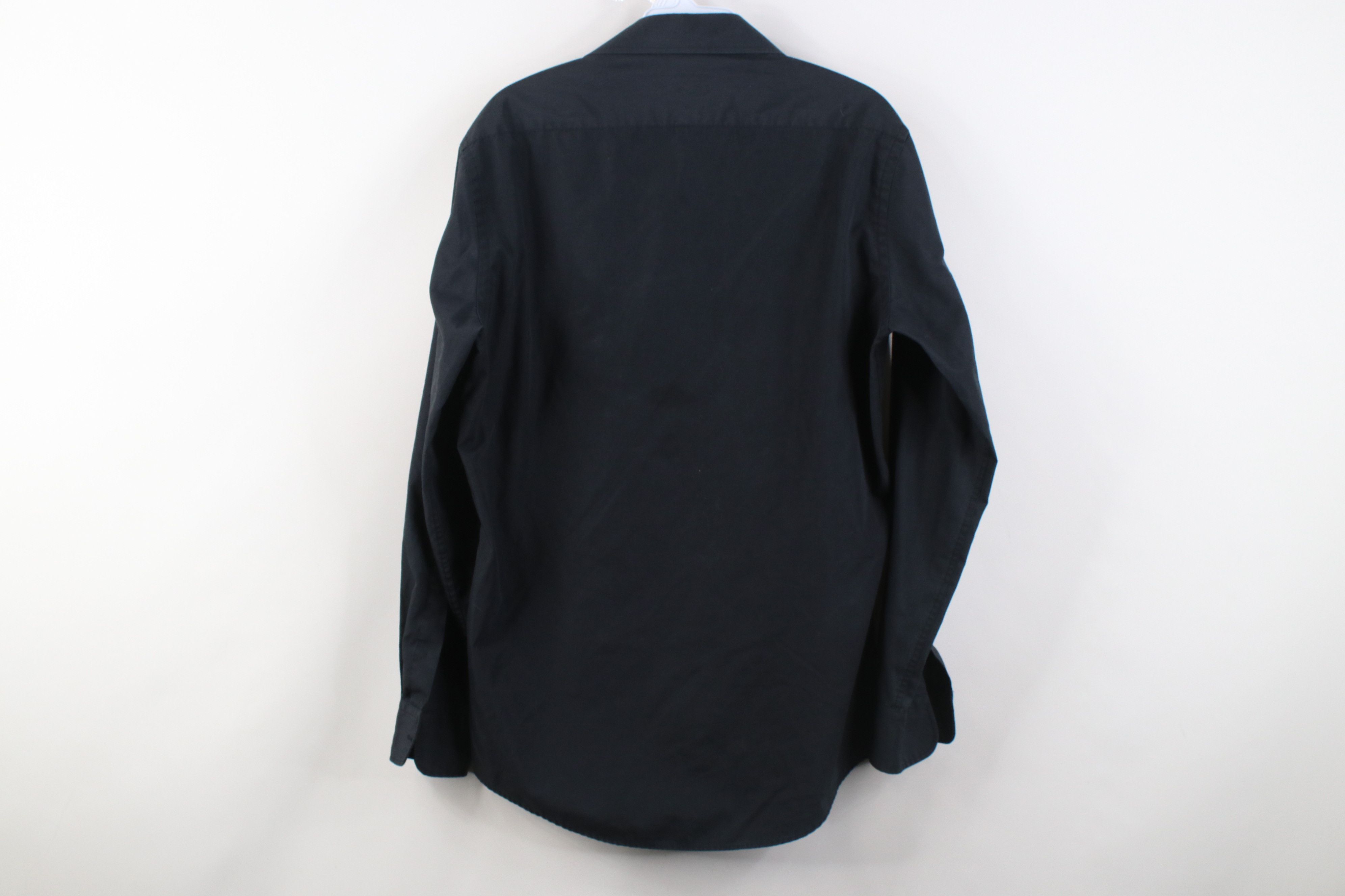 Vintage Vintage 90s Yves Saint Laurent YSL Button Shirt Black Size US M / EU 48-50 / 2 - 13 Thumbnail