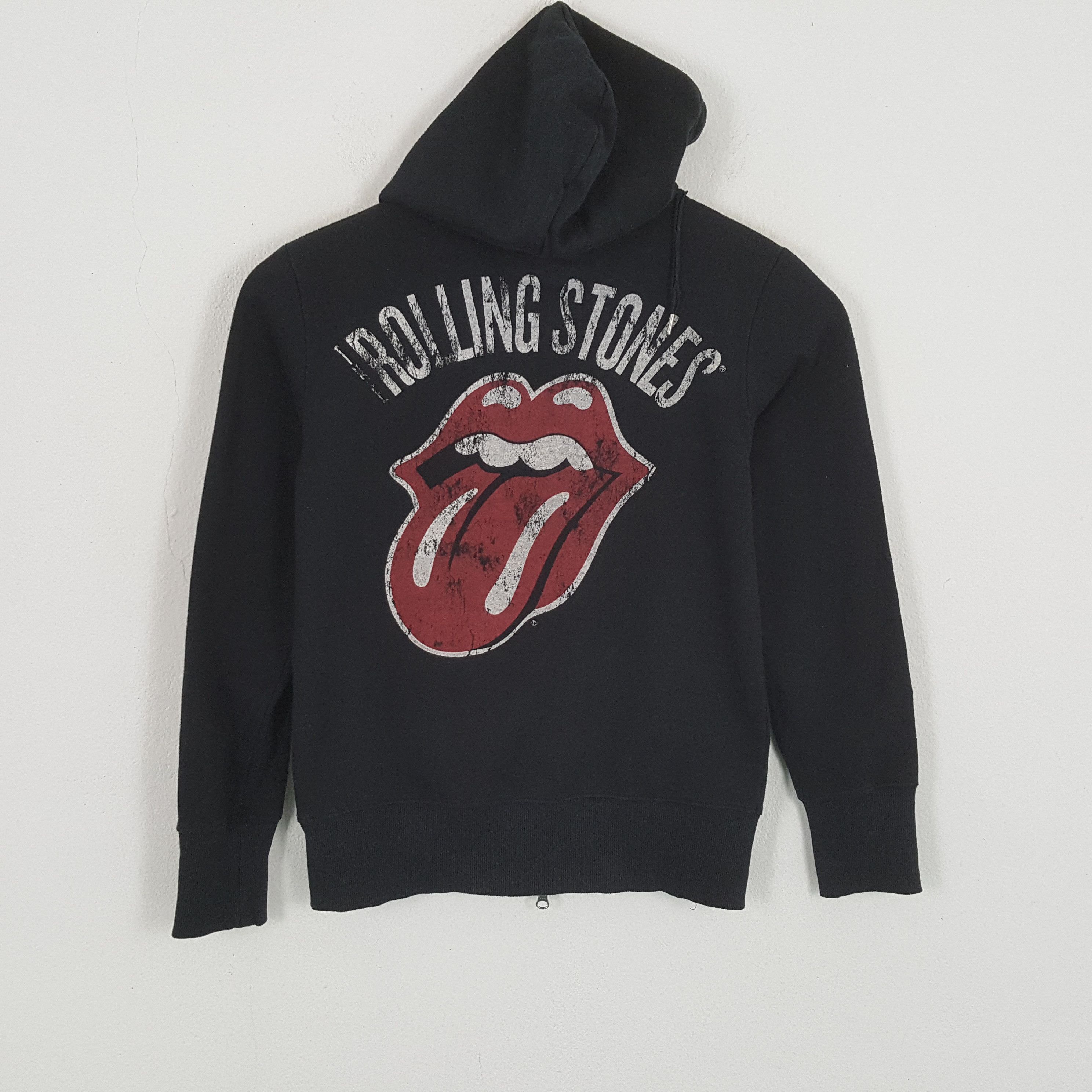 Band Tees × The Rolling Stones × Vintage THE ROLLING STONE Rock Band Zipper Hoodies Size US S / EU 44-46 / 1 - 1 Thumbnail