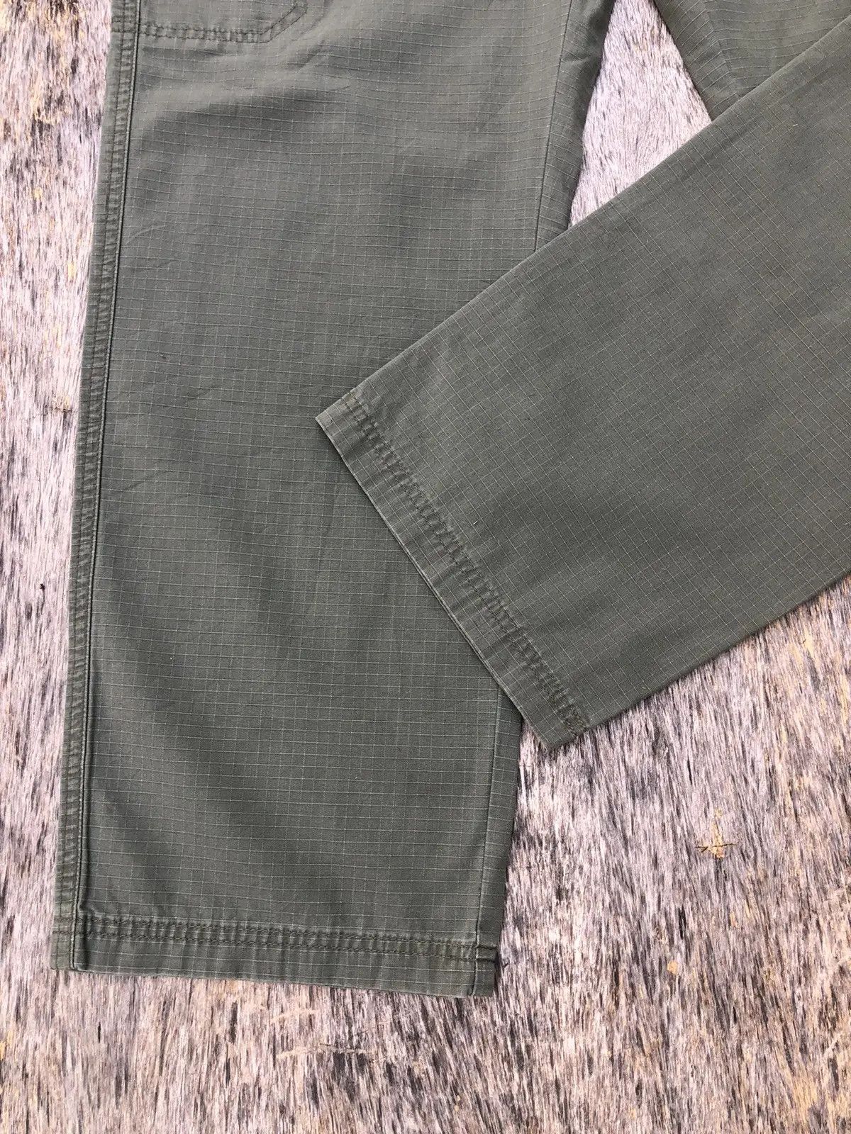 L.L. Bean × Vintage Very rare Green Cargo Pants Baggy Pattern W33 x L40 Size US 33 - 4 Thumbnail