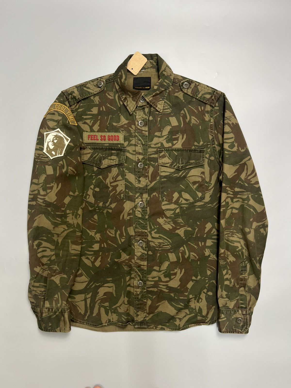 Hysteric Glamour Vintage Hysteric Glamour 'Skull Camouflage' Button UP Size US S / EU 44-46 / 1 - 1 Thumbnail