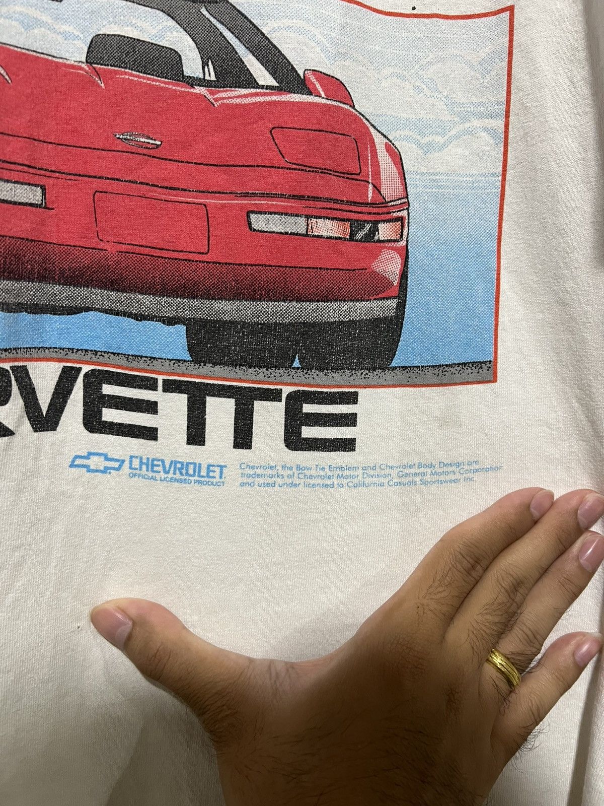 Vintage Vintage Corvette Get out of The Way T-Shirt Size US XXL / EU 58 / 5 - 3 Thumbnail