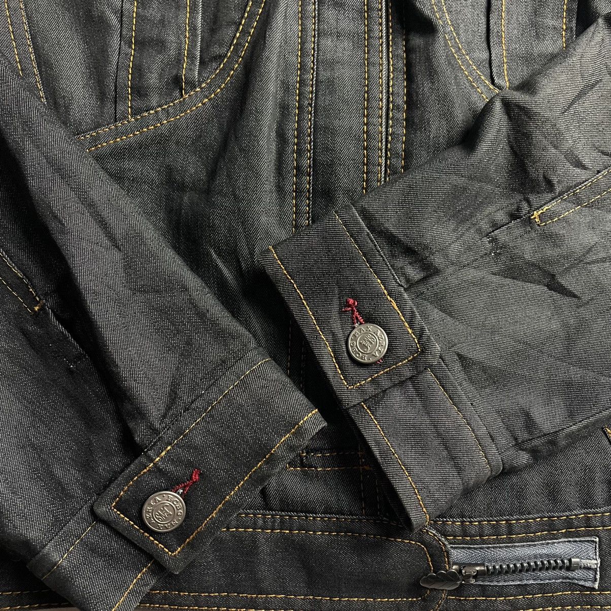 Bcbgmaxazria BCBG MAXAZRIA JEANS BUTTON UP CROPPED DENIM JACKET Size M / US 6-8 / IT 42-44 - 16 Thumbnail