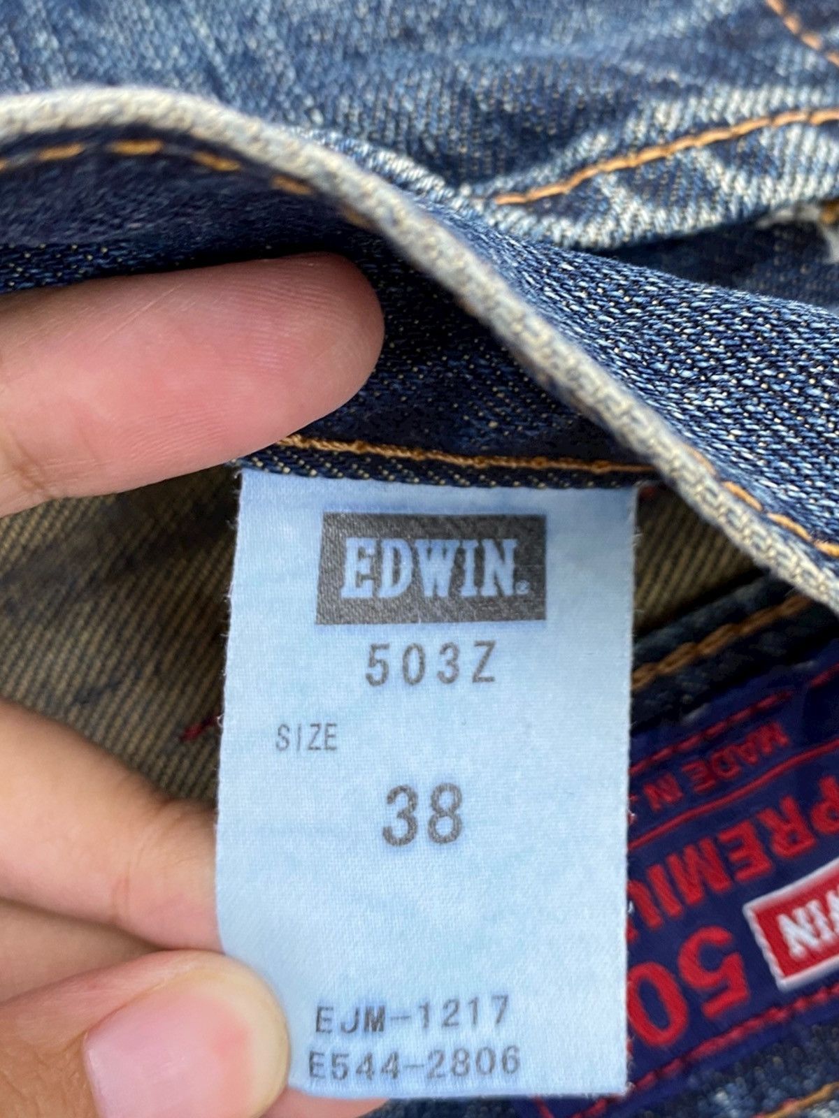 Edwin Edwin Brand Faded Wash Style Loose Jeans Size US 38 / EU 54 - 15 Thumbnail