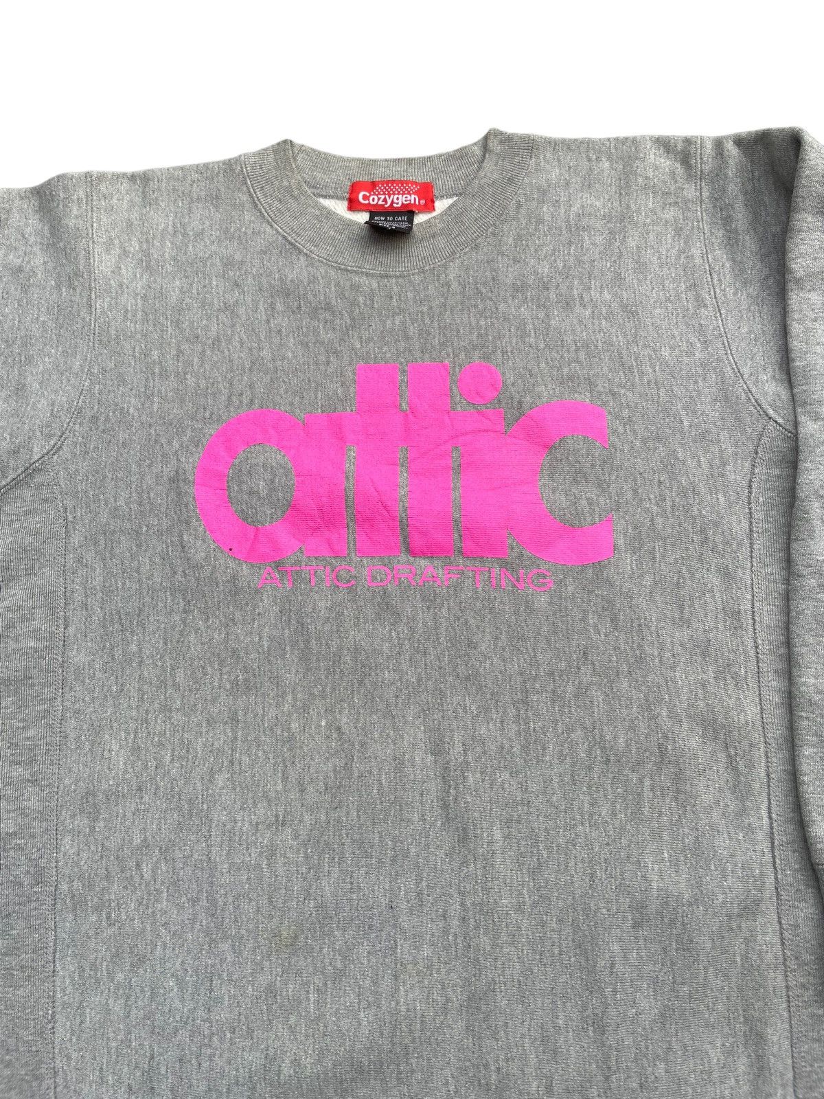 Japanese Brand × Team Cozy Cozygen Attic Drafting Reverseweave Crewneck Size US S / EU 44-46 / 1 - 3 Thumbnail