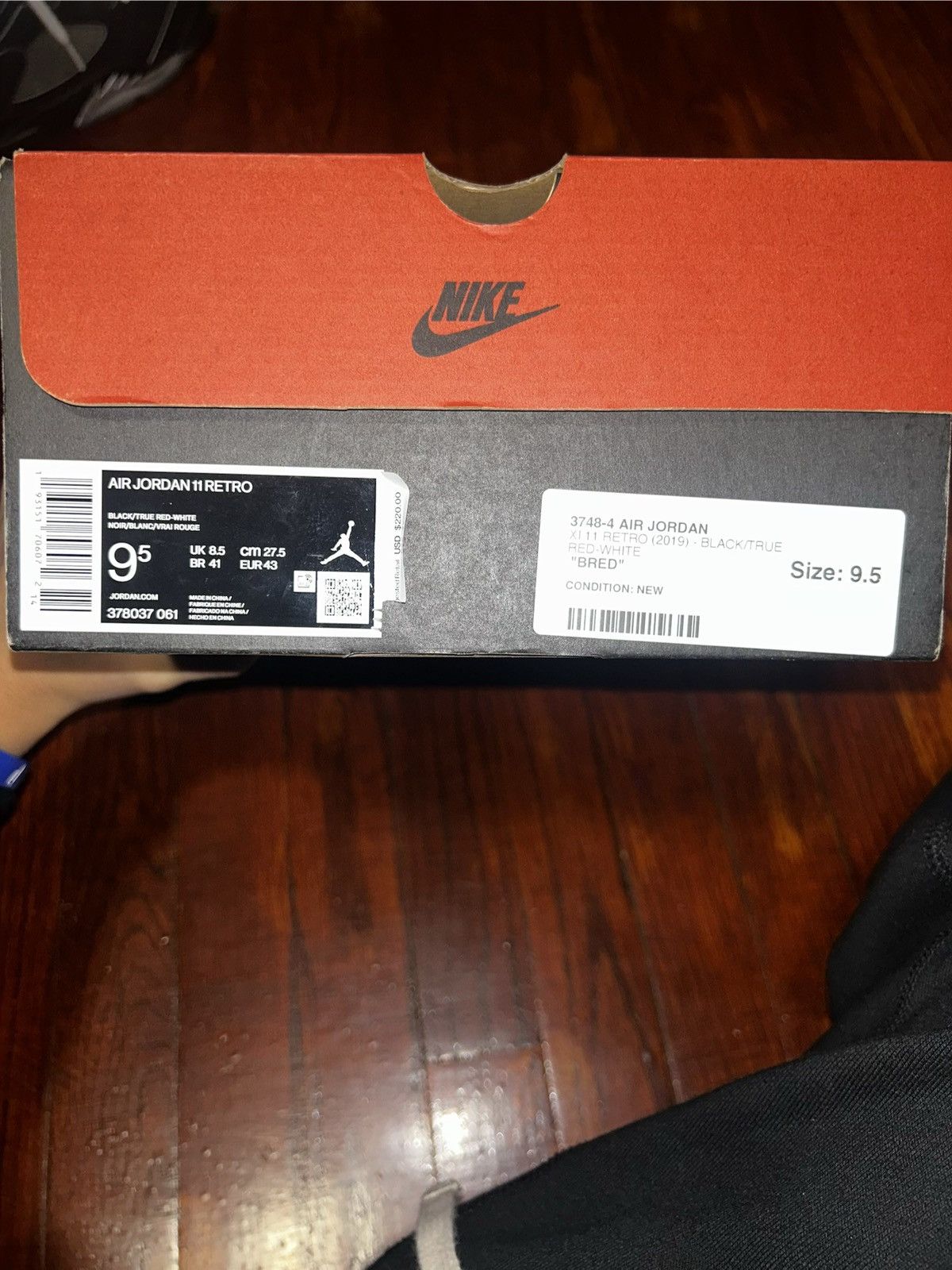 Jordan Brand Jordan 11bred Size 9.5M Brand NEW Size US 9.5 / EU 42-43 - 1 Thumbnail