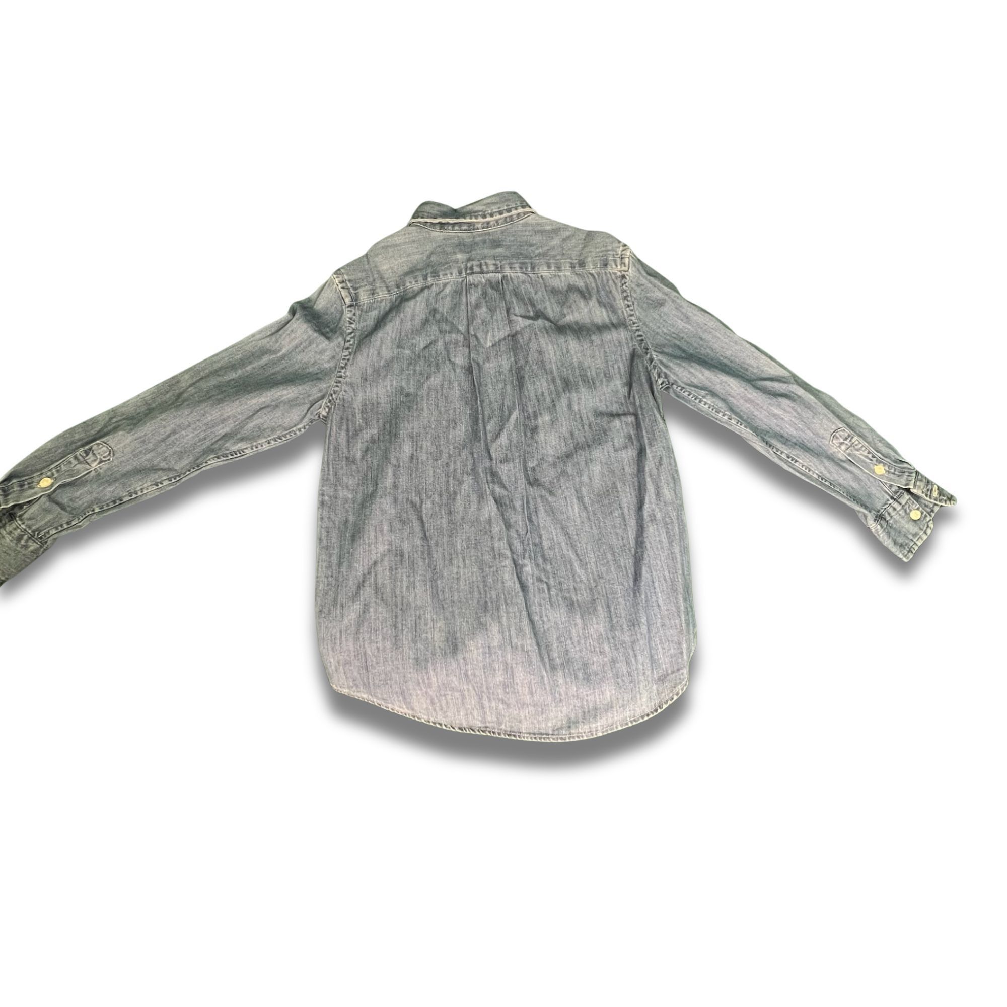 Polo Ralph Lauren Boys Denim Button-Down Shirt Size Small Lo
