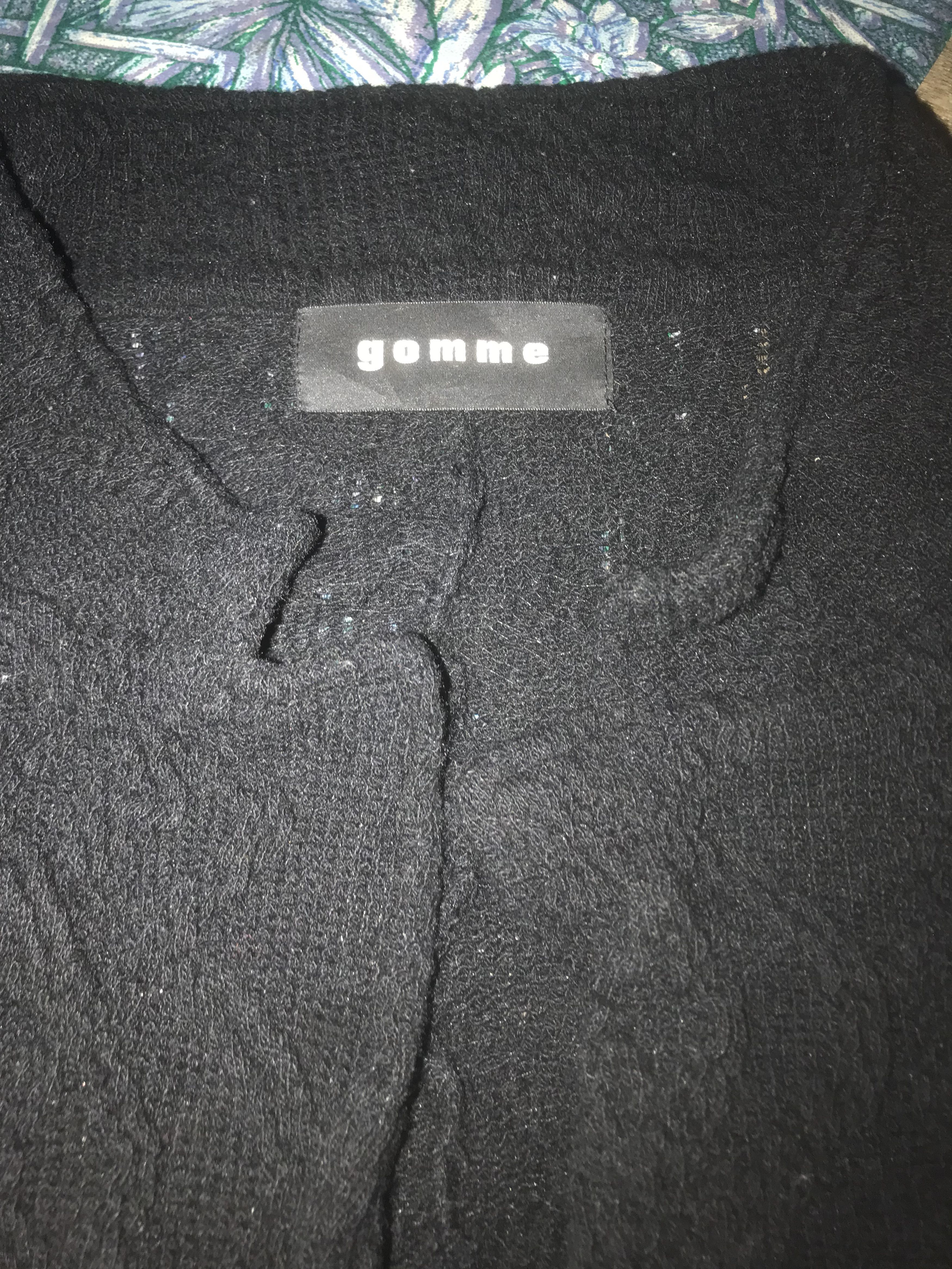 gomme Gomme By Yohji Yamamoto Strecthed Men Wool Knit Jacket Size US M / EU 48-50 / 2 - 4 Thumbnail