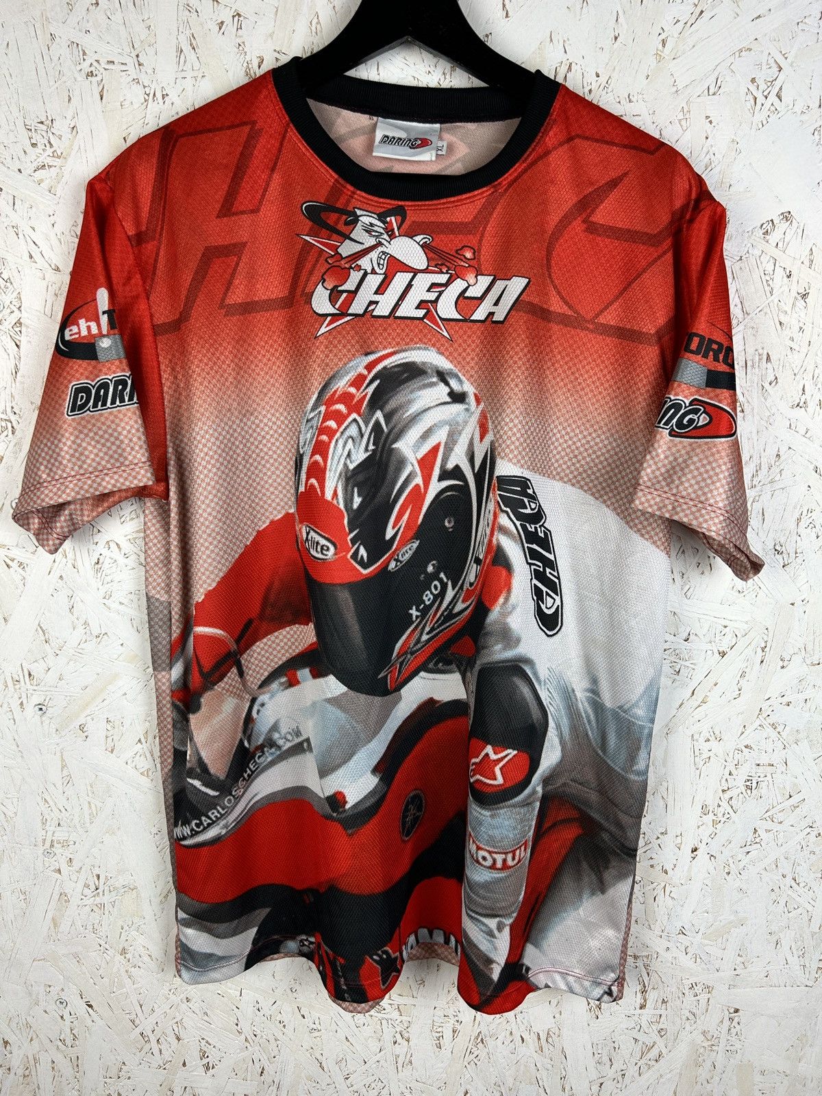 Vintage Vintage Carlos Checa #7 Motorcycle Racing AOP Jersey XL Size US XL / EU 56 / 4 - 1 Thumbnail
