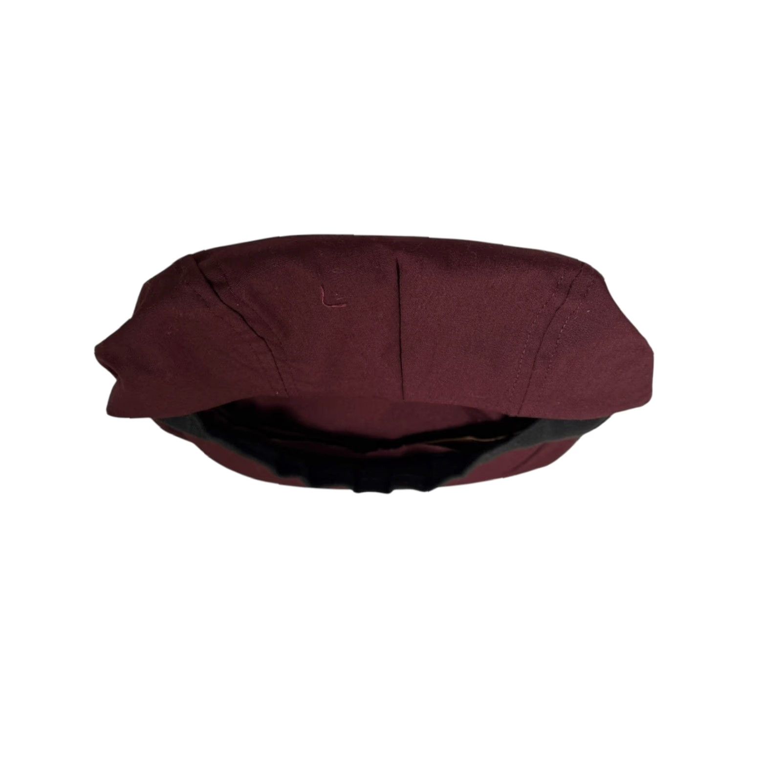 Vintage VINTAGE Unbranded Flat Cap Hat Men L Red 90s Deadstock NWOT Made in USA Cabbie Drivers Cap Mens Size ONE SIZE - 3 Thumbnail