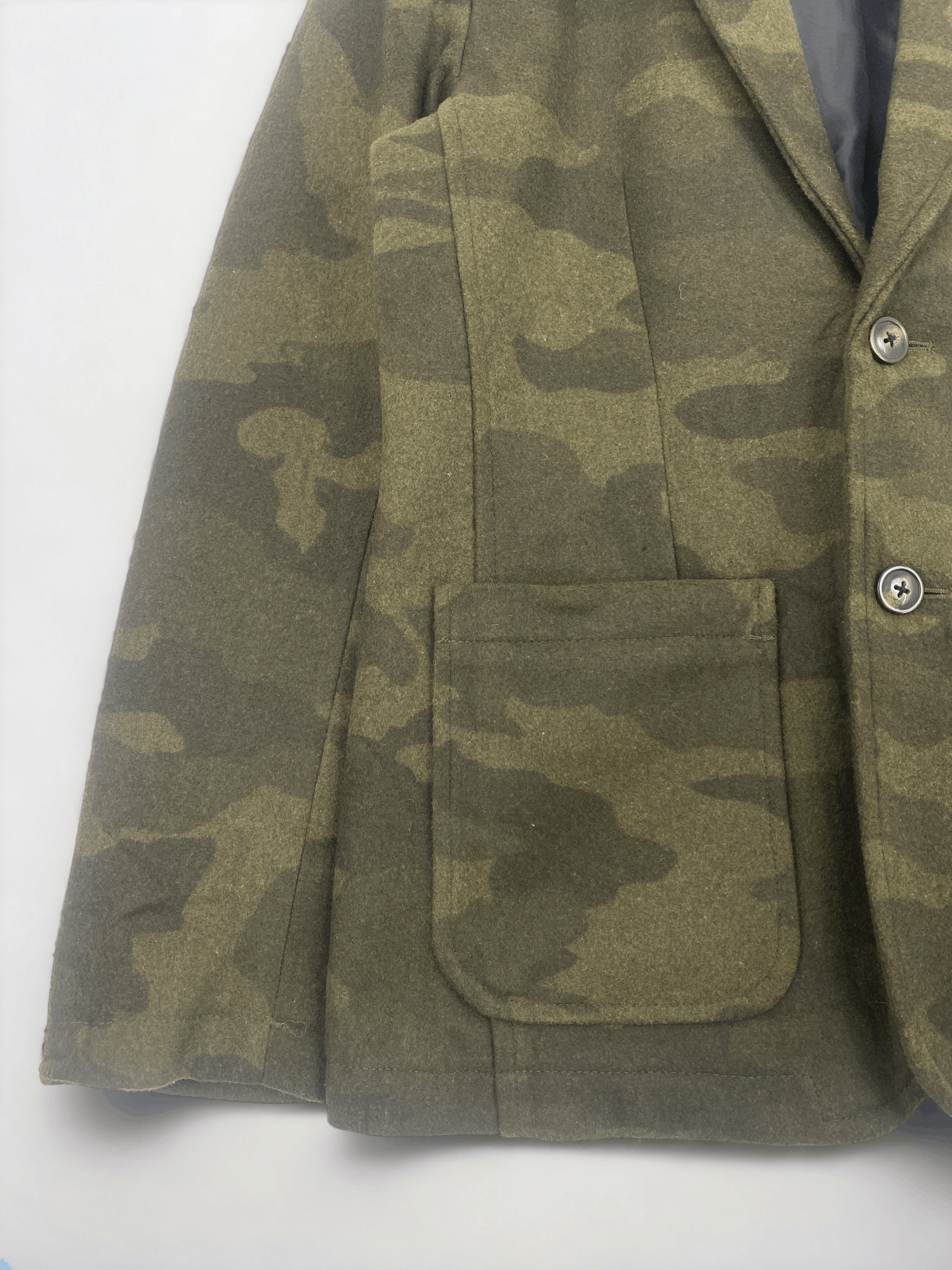 Issey Miyake Vintage Issey Miyake Tete Homme Blazer Camo Jacket JA0055 Size US M / EU 48-50 / 2 - 10 Thumbnail