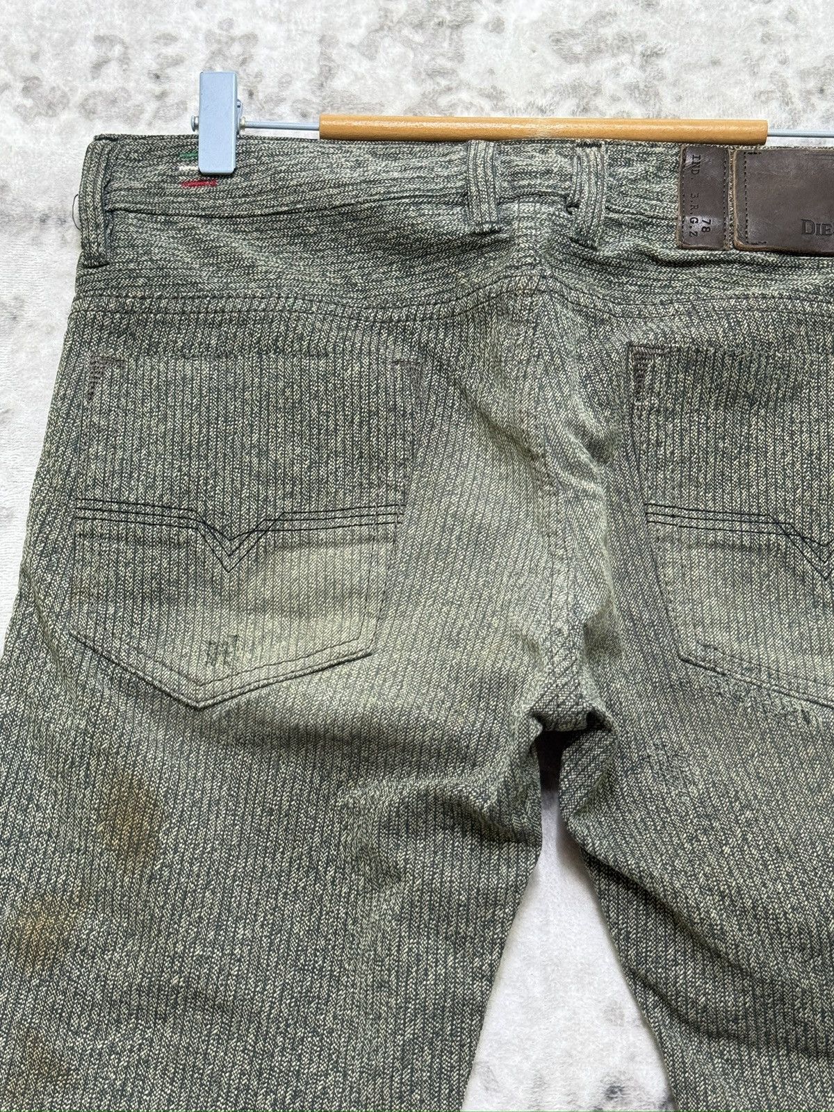 Diesel Diesel Safado Washed 0807M Regular Slim Straight Denim Jeans Size US 31 - 10 Thumbnail