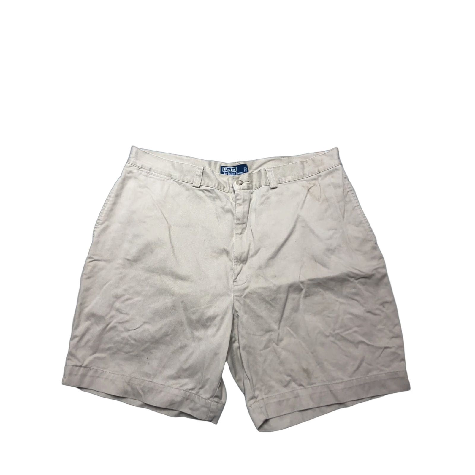 Polo Ralph Lauren Polo Ralph Lauren classic chino shorts cotton flat front Philip casual Men 38 Beige Chino Flat Front, Classic, Regular Fit Size US M / EU 48-50 / 2 - 1 Thumbnail