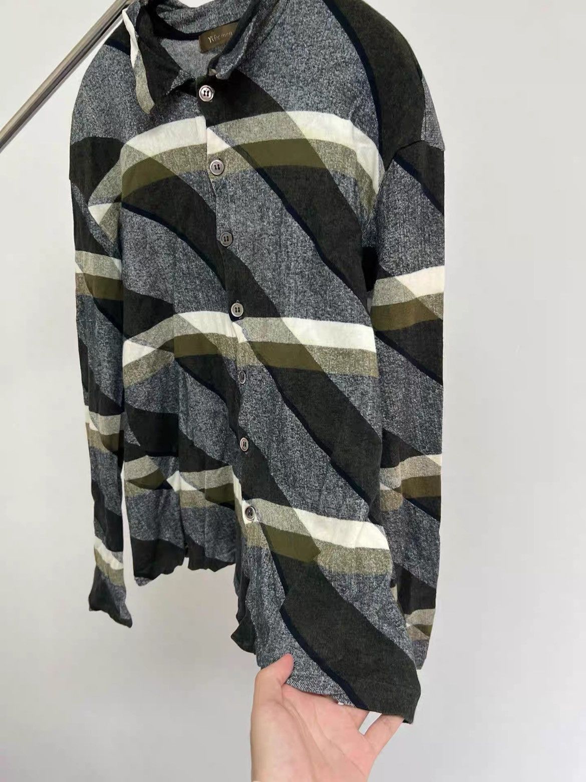 Yohji Yamamoto Sz 3 Yohji Yamamoto Y’s Multi Stripe Shirt Size US L / EU 52-54 / 3 - 5 Thumbnail