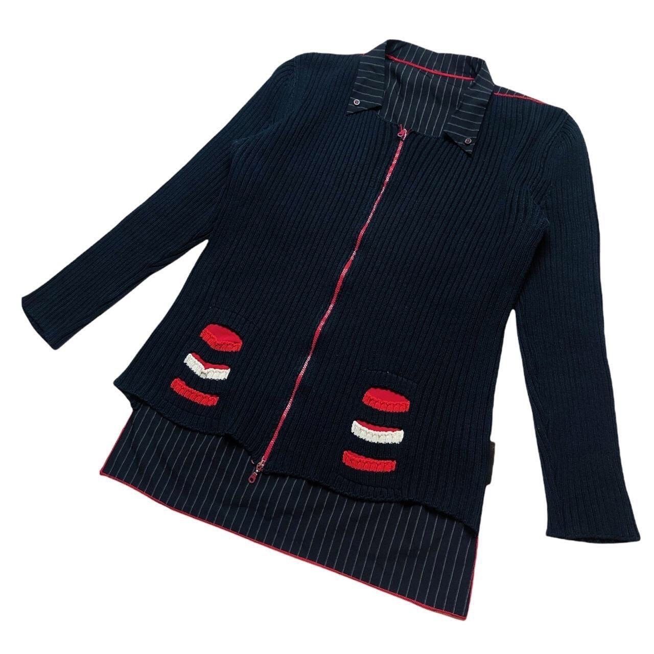 Cop Copine The Cop Copine Rib Knit Shirt Size ONE SIZE - 4 Thumbnail
