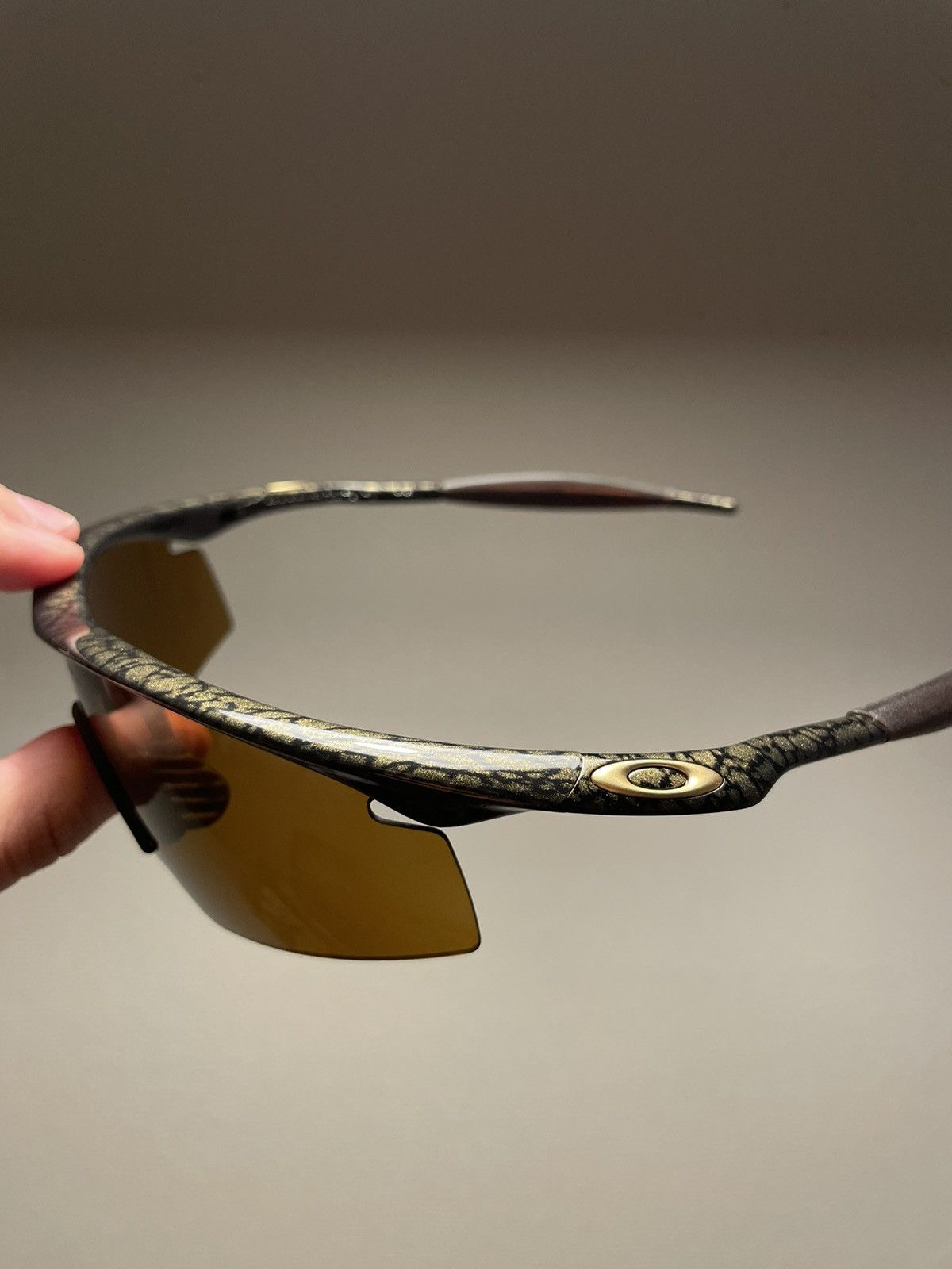 Oakley OAKLEY M FRAME 'Gold X' CYCLING SUNGLASSES Size ONE SIZE - 5 Thumbnail
