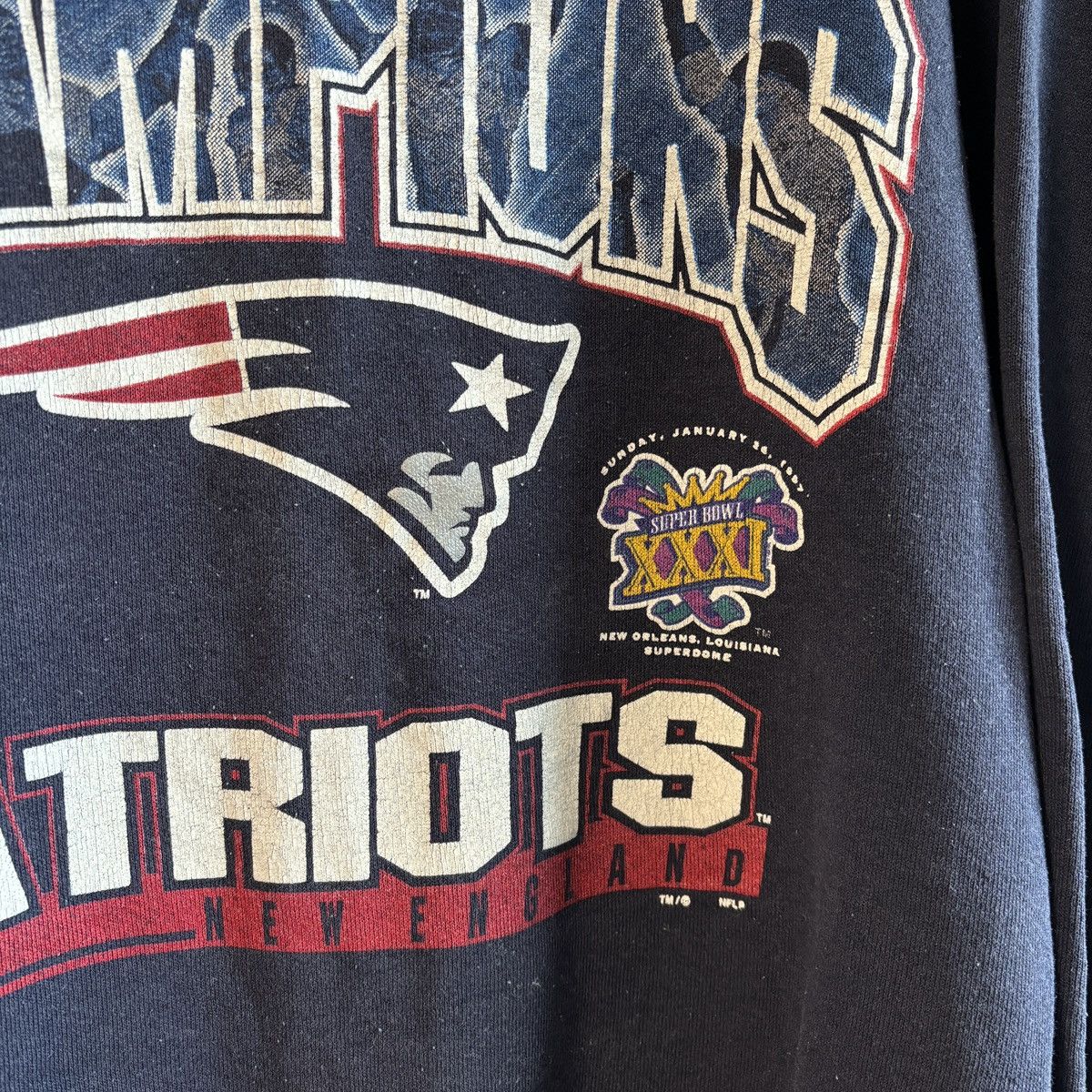NFL × Vintage Vintage 90s AFC champions Patriots crewneck Size US L / EU 52-54 / 3 - 2 Thumbnail