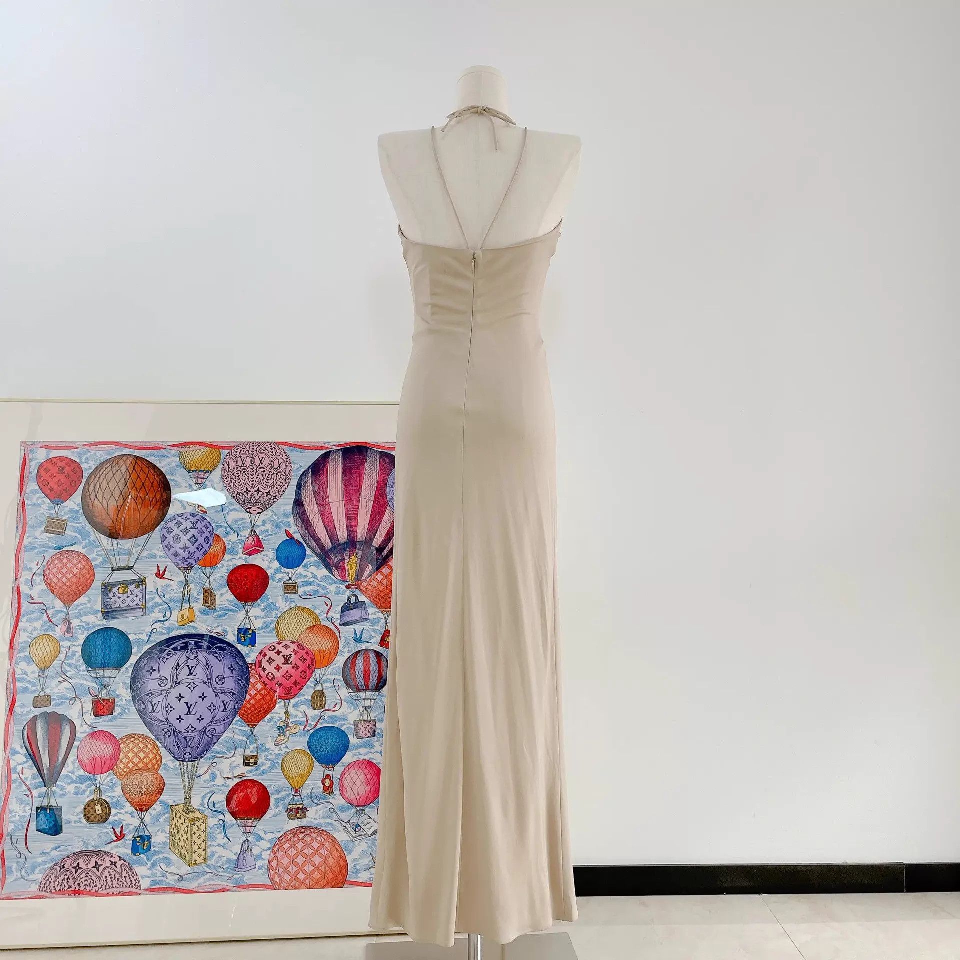 Christian Dior Monsieur Dior Beige Cami Dress F36 Size XS / US 0-2 / IT 36-38 - 5 Thumbnail