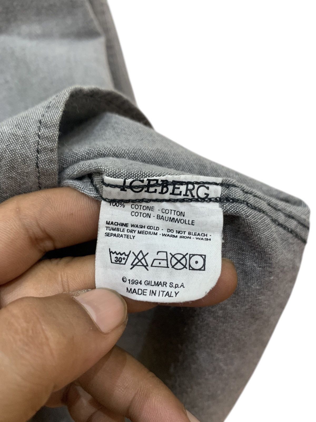 Iceberg × Vintage 🔥Vintage 90s Iceberg button shirt Size US M / EU 48-50 / 2 - 10 Thumbnail