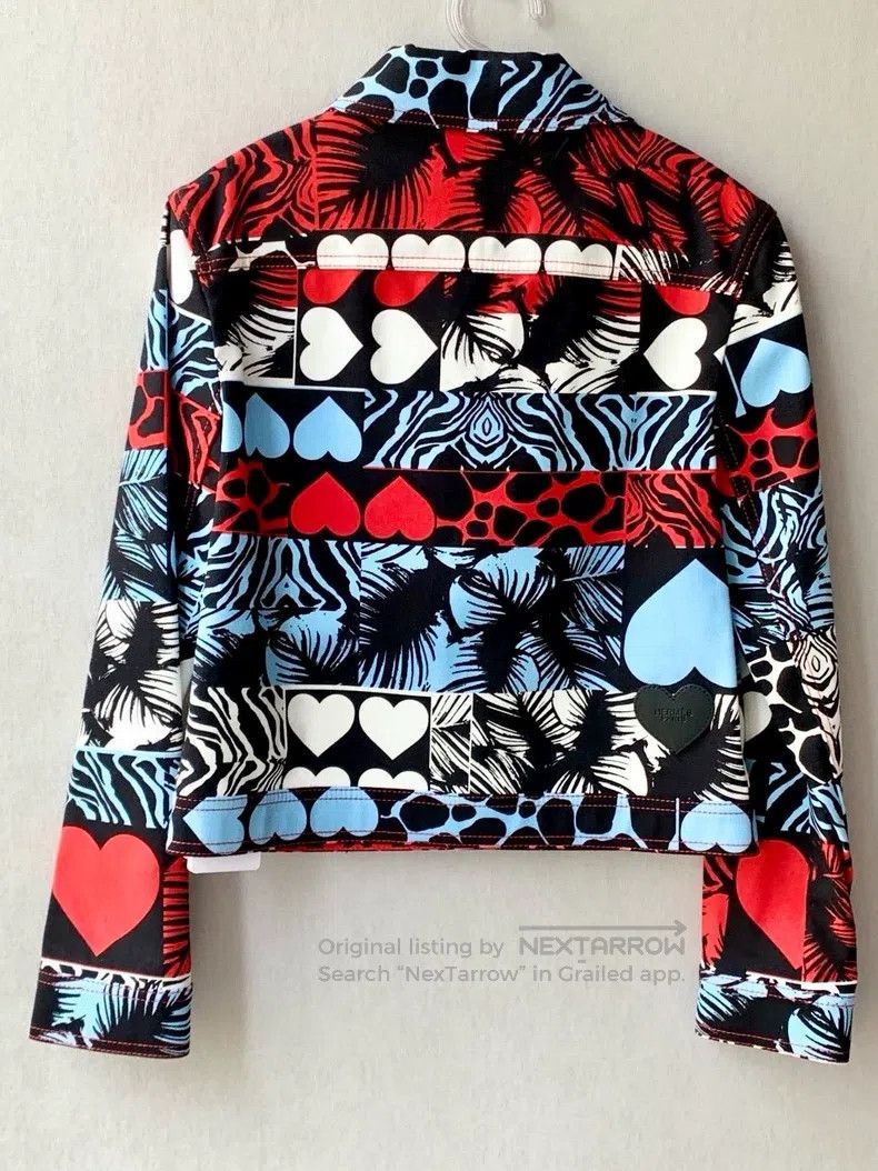 Hermes Hermes Heart Print Denim Jacket Size XS / US 0-2 / IT 36-38 - 2 Thumbnail