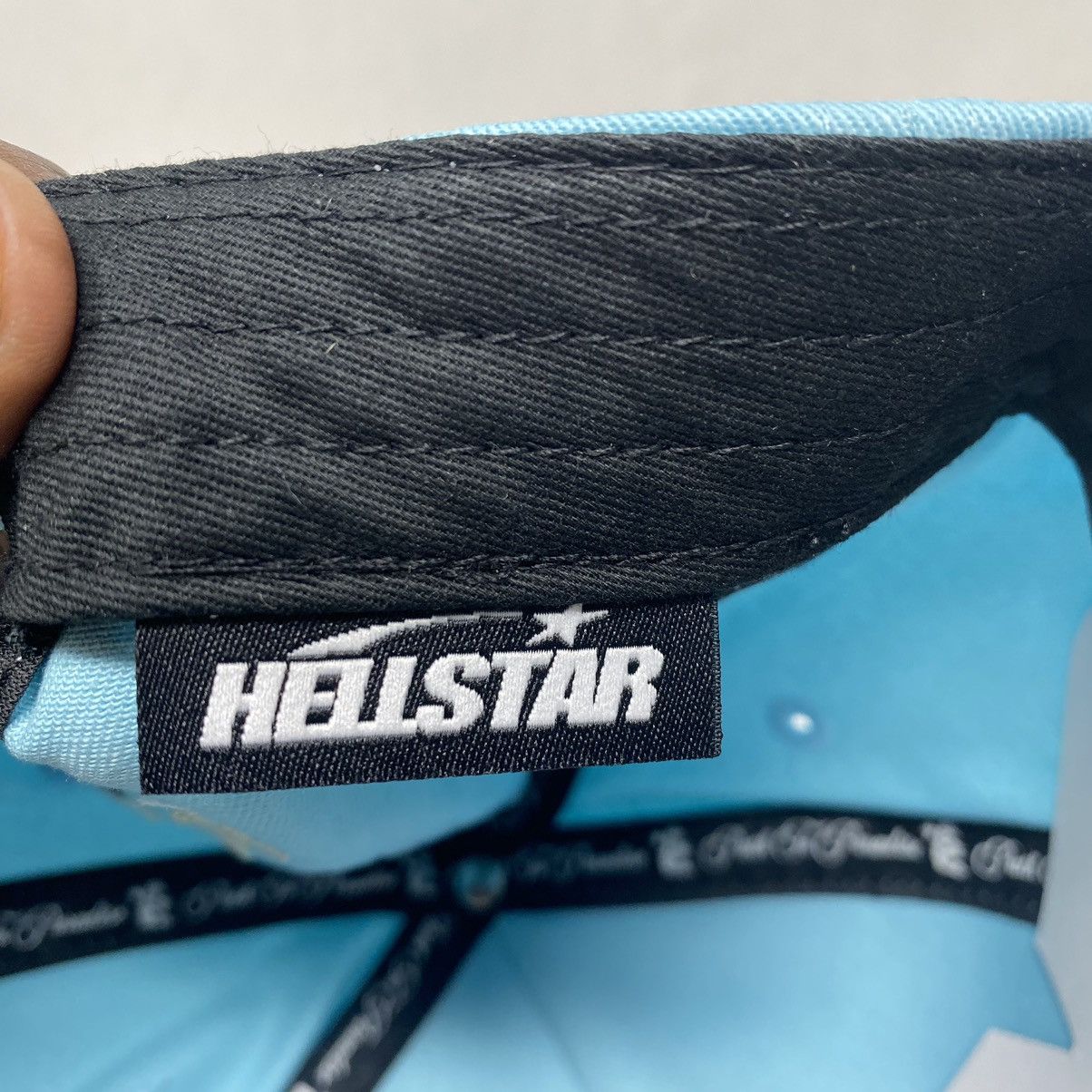 HELLSTAR Hellstar OG Logo Snapback Baby Blue Hat Size ONE SIZE - 8 Thumbnail