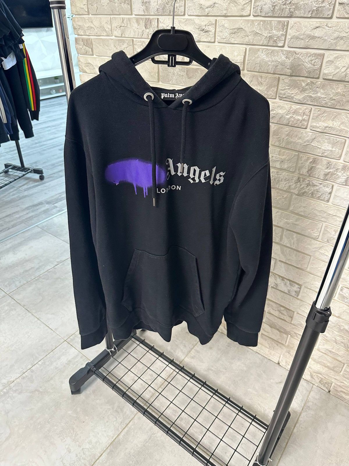 Palm Angels Palm Angels Sprayed Hoodie Size US S / EU 44-46 / 1 - 2 Thumbnail