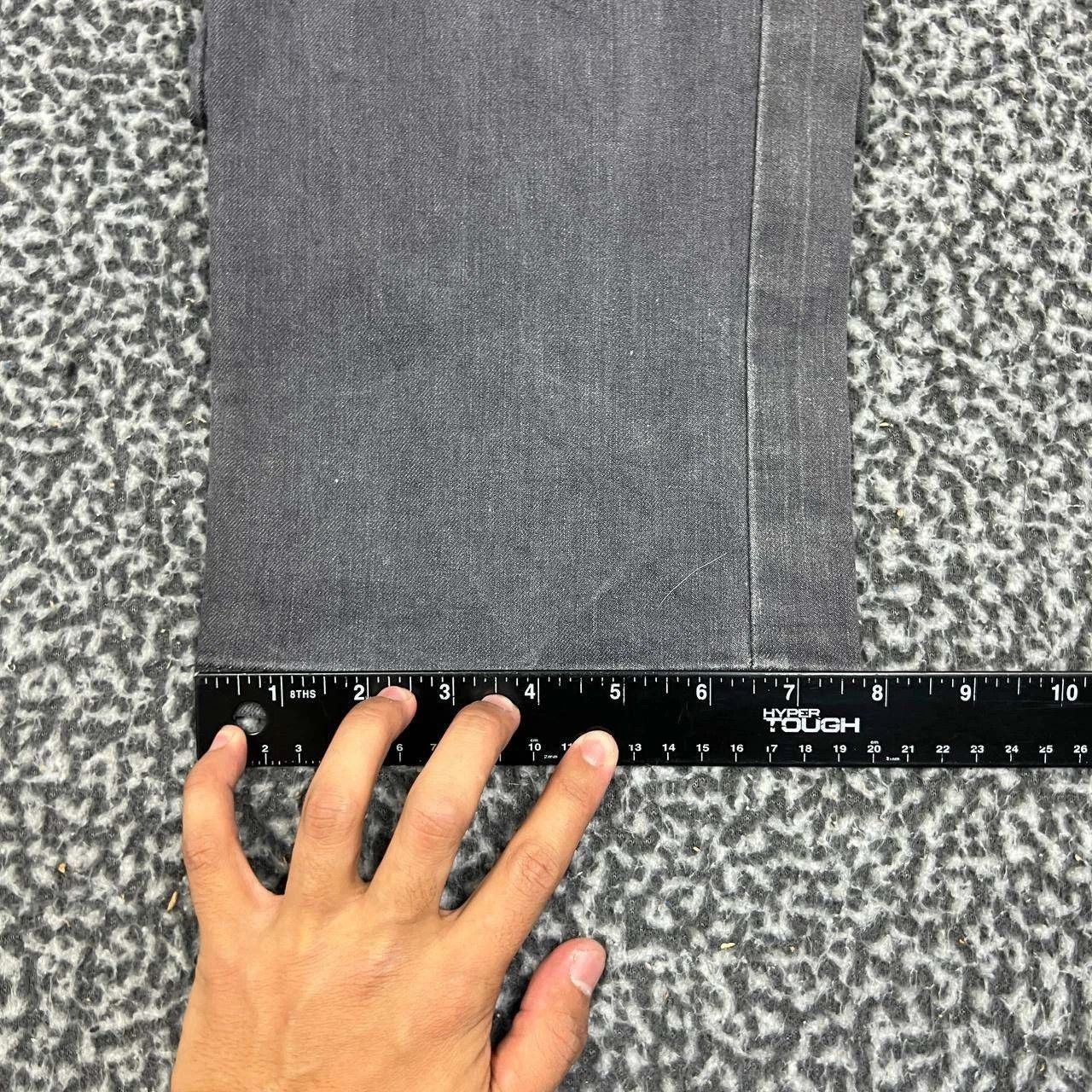 Other Footprint Manufacture Jeans Men 36x33 Gray Denim Pants Size US 36 / EU 52 - 4 Thumbnail