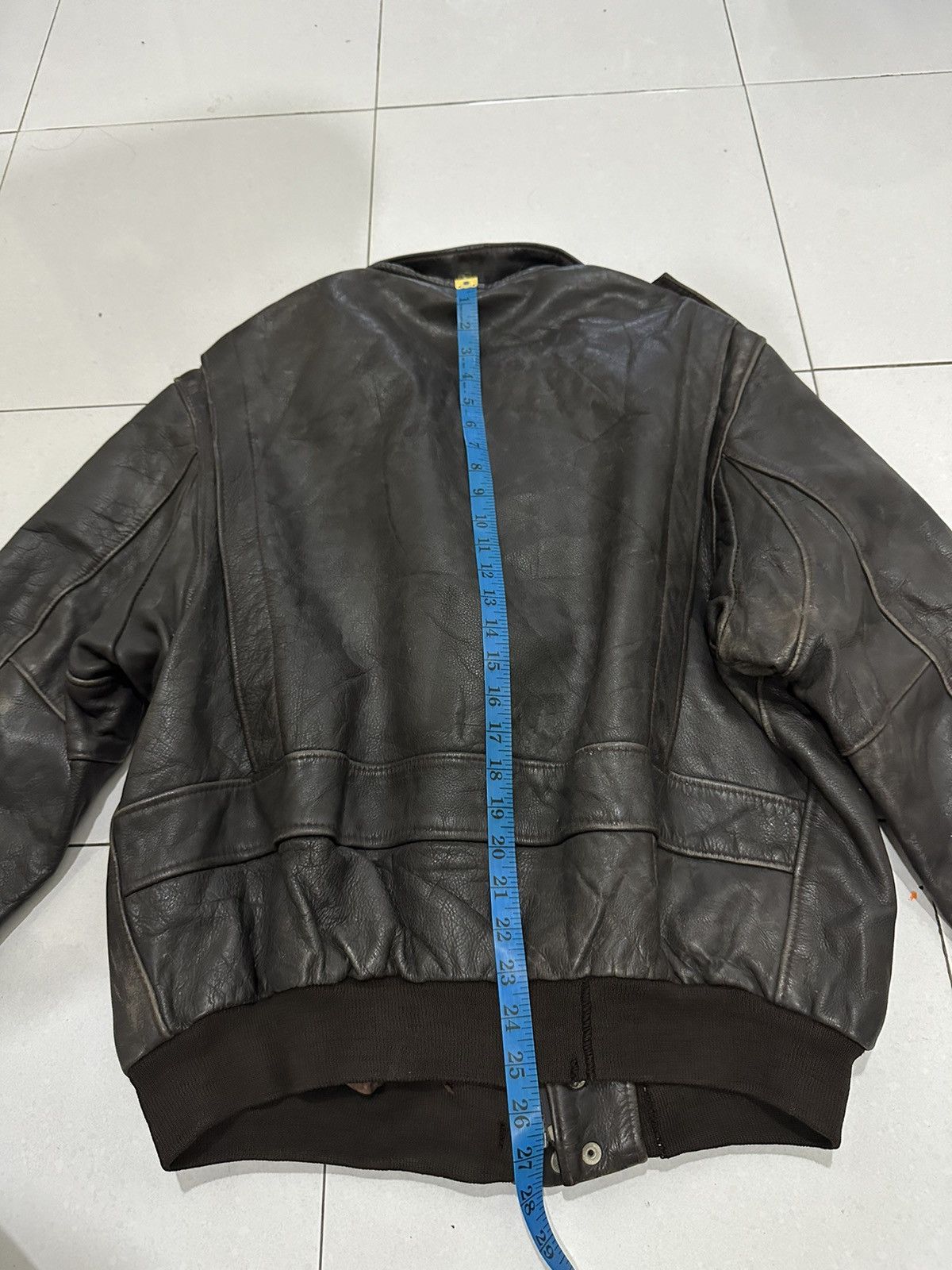 Vintage VTG Giorgio Paris Leather Jacket Size US L / EU 52-54 / 3 - 13 Thumbnail