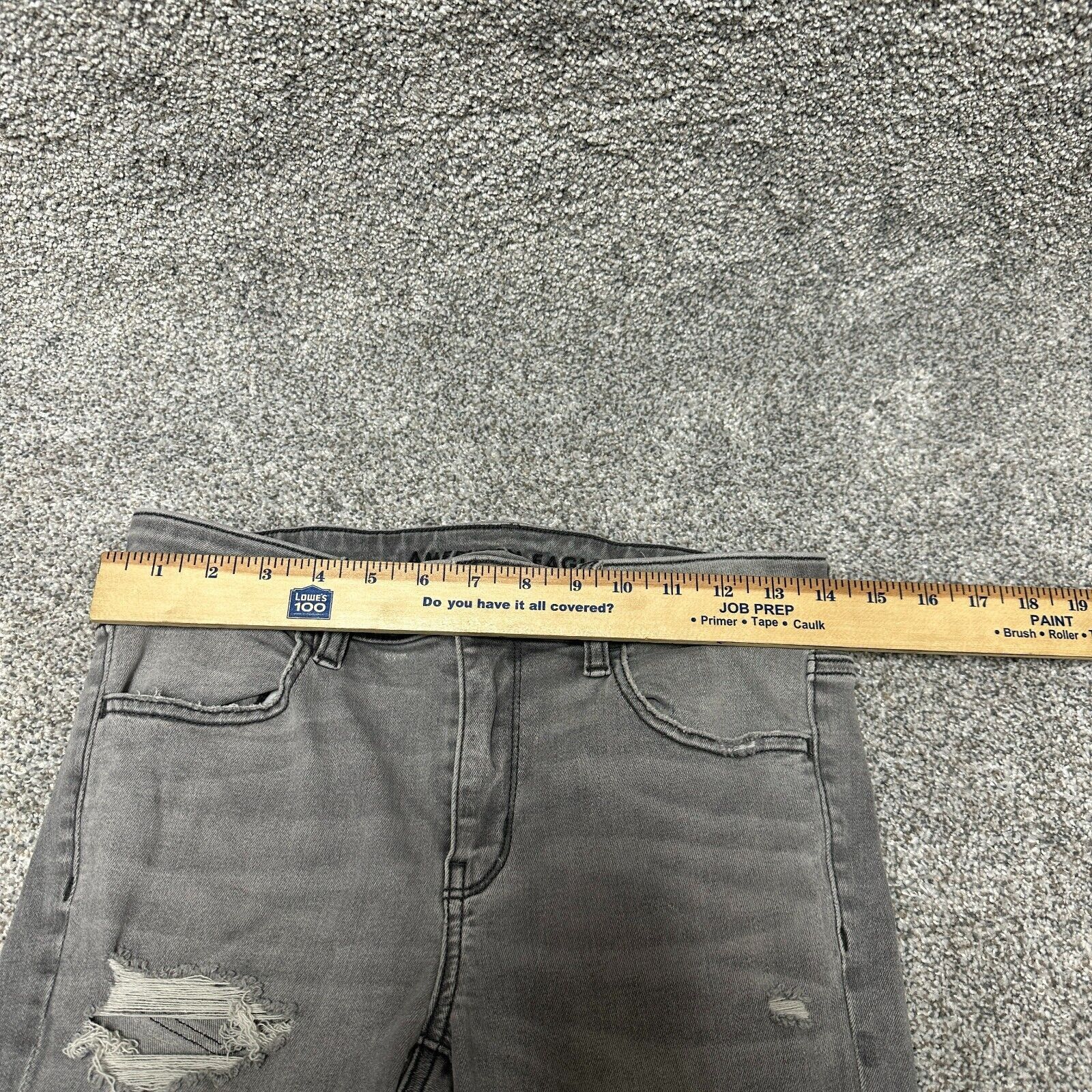 American Eagle Outfitters American Eagle Jeggings Womens 6 Short Distressed Ripped Size 28" / US 6 / IT 42 - 11 Thumbnail