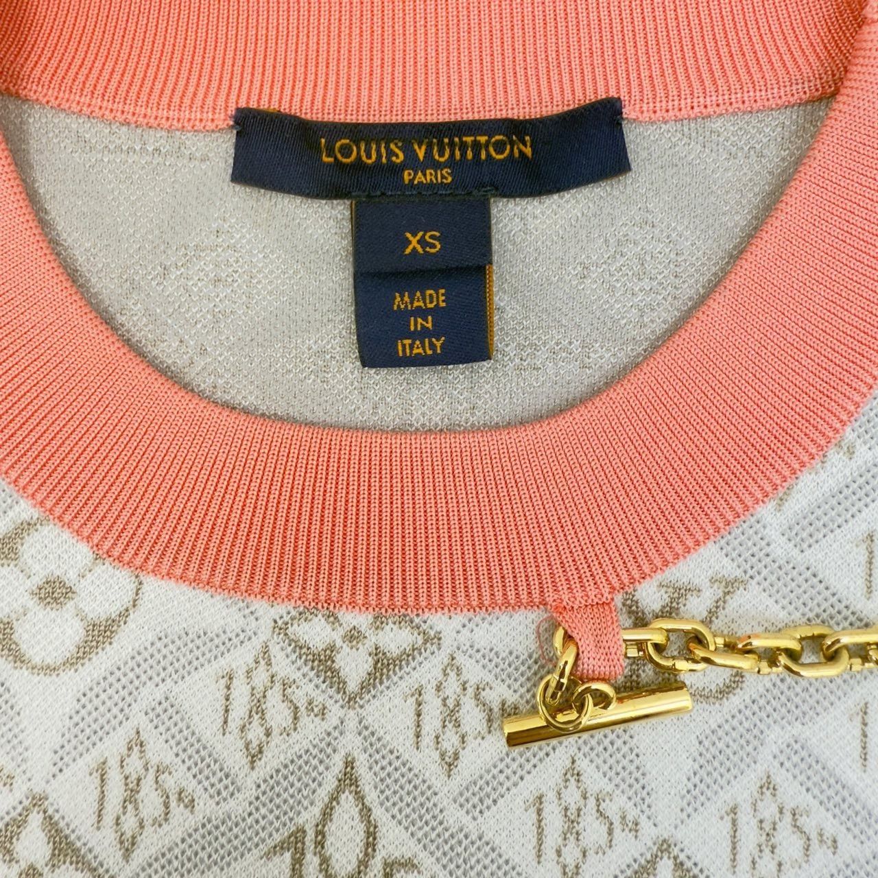 Louis Vuitton Louis Vuitton Grey full logo metal chain design mulberry si Size US XS / EU 42 / 0 - 5 Thumbnail