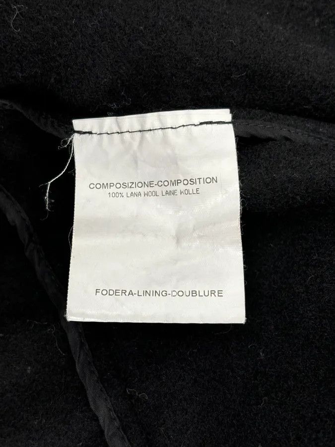 Yves Saint Laurent AW2010 Yves Saint Laurent Black Asymmetrical Officer Coat Size S / US 4 / IT 40 - 12 Thumbnail