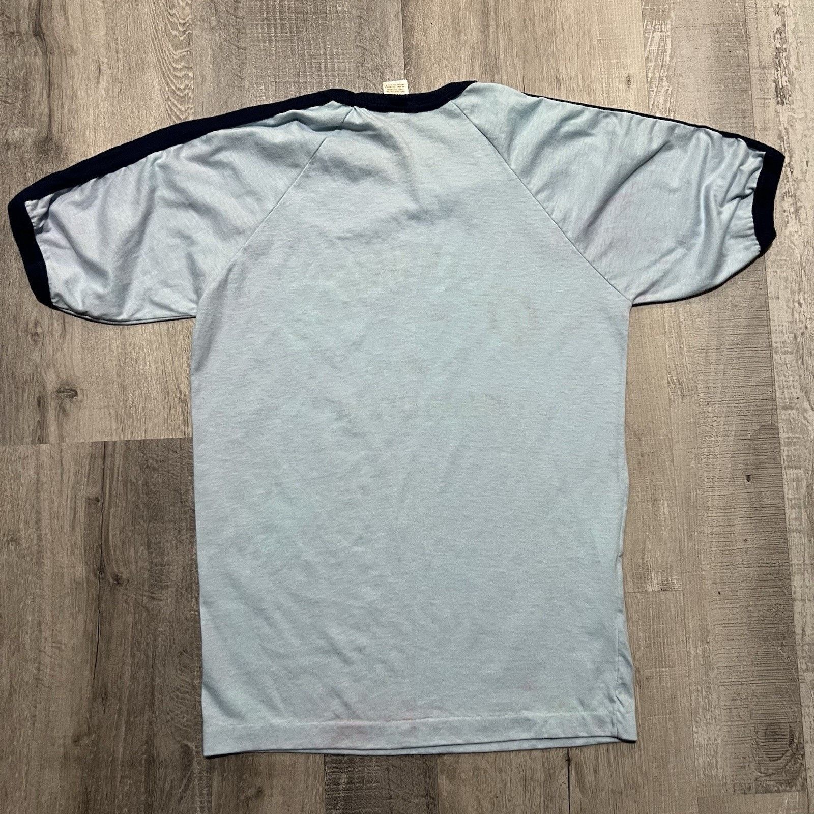 Other VTG Olsen Knife Co 1970s Howard City Blue USA Ringer Tee Size US XL / EU 56 / 4 - 2 Thumbnail