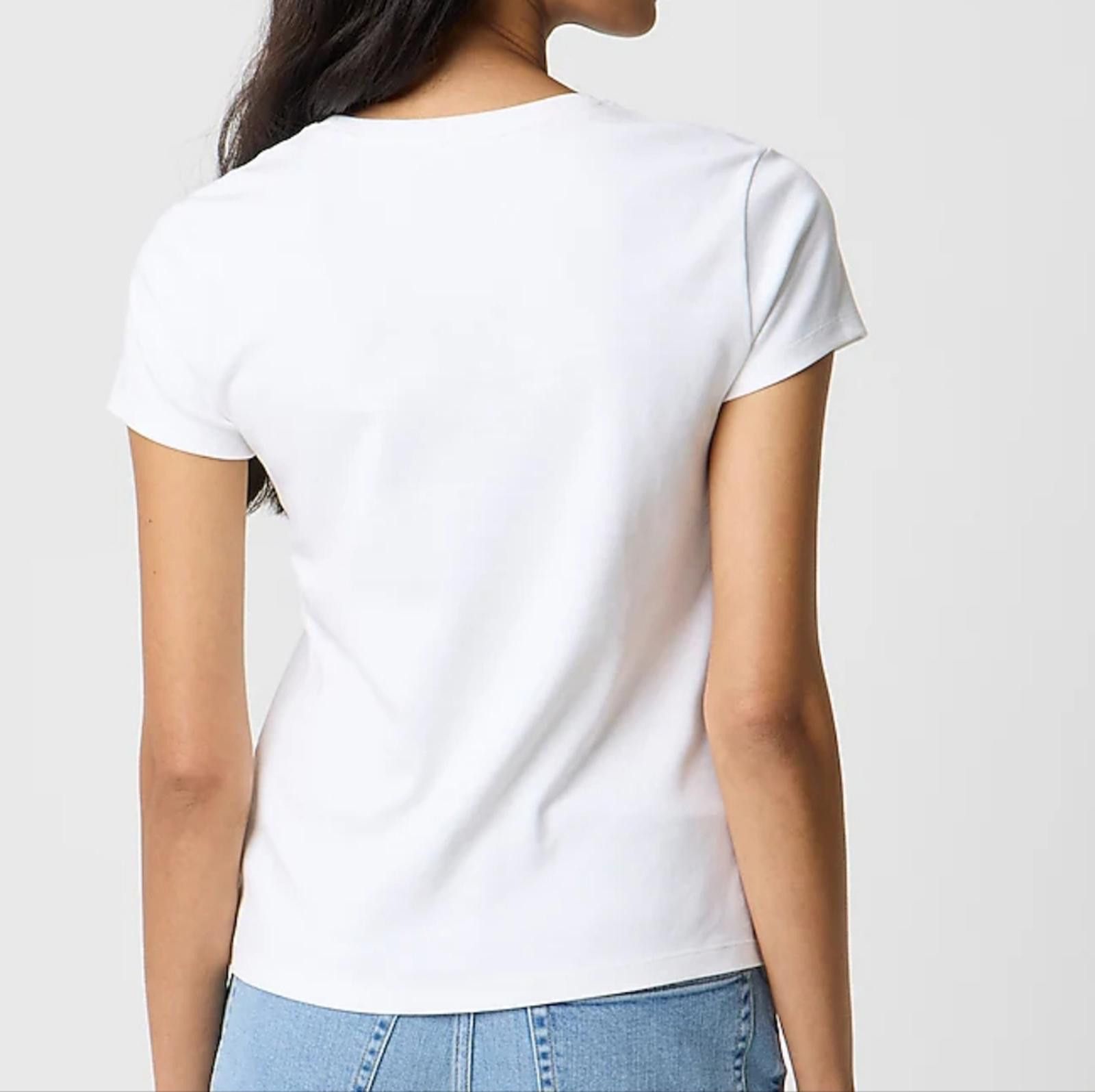J.Crew J Crew Essential Short-Sleeve Crewneck Tee Size XL / US 12-14 / IT 48-50 - 2 Thumbnail