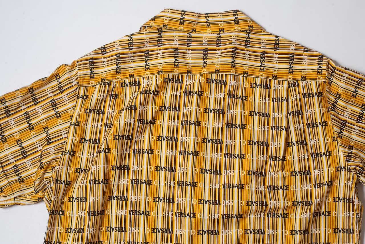 Versace versace printed monogram shirt Size US XL / EU 56 / 4 - 8 Thumbnail