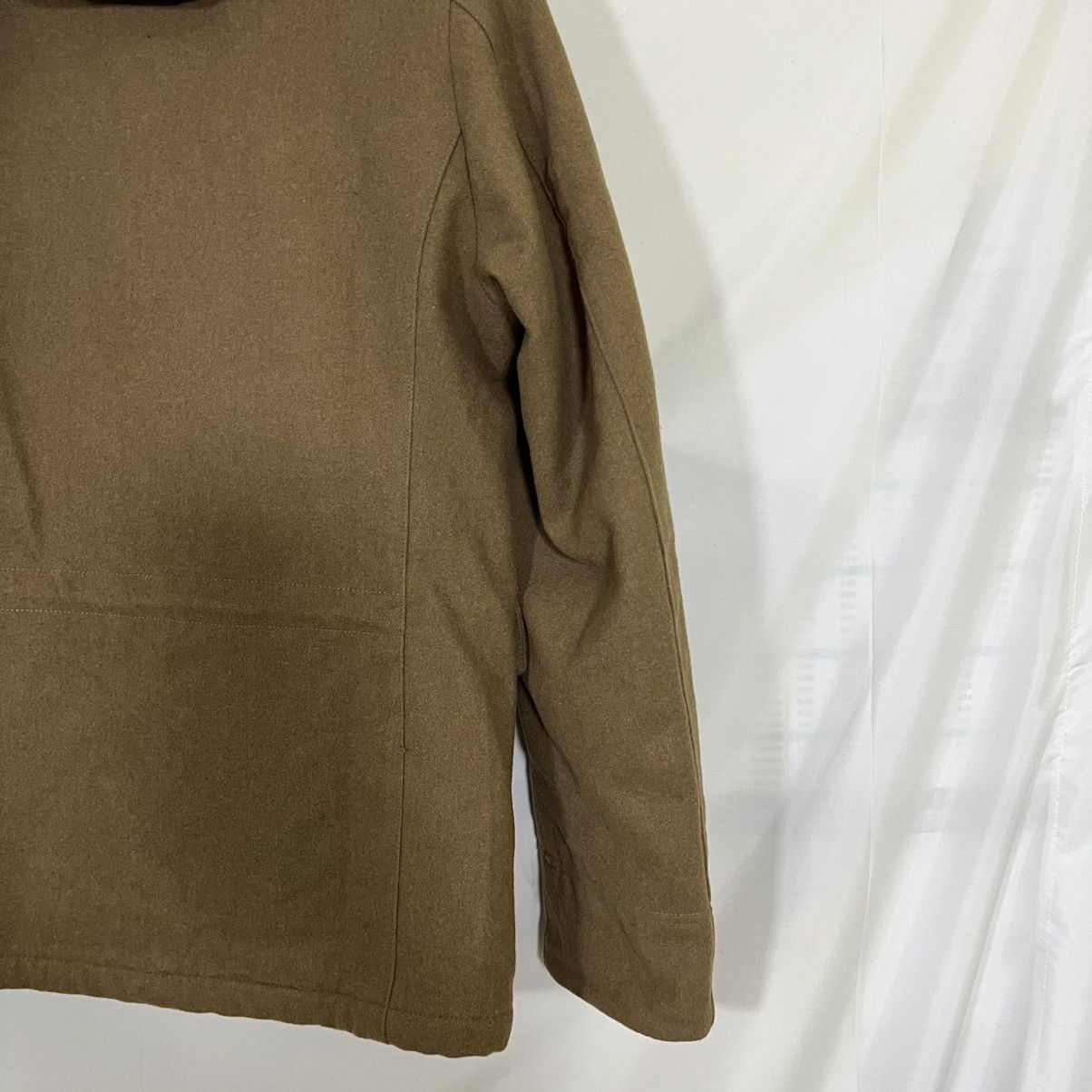 United Arrows BEAUTY & YOUTH UNITED ARROWS WOOL FUR HOODED JACKET Size L / US 10 / IT 46 - 13 Thumbnail