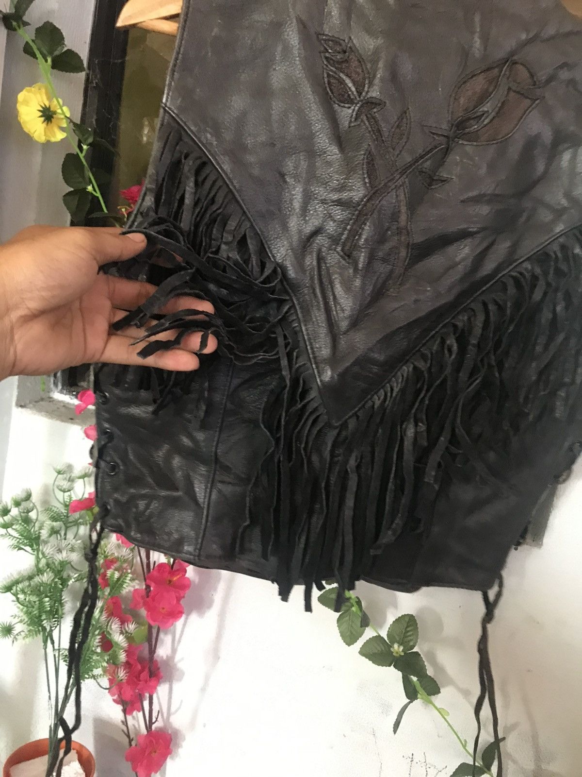 Branded Leather × Leather × Vintage Vintage 80s Branded Leather For Rider Jacket Size S / US 4 / IT 40 - 6 Thumbnail
