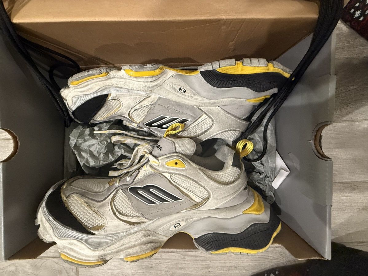 Balenciaga CARGO SNEAKERS - GREY/ WHITE/ YELLOW Size US 11 / EU 44 - 1 Thumbnail